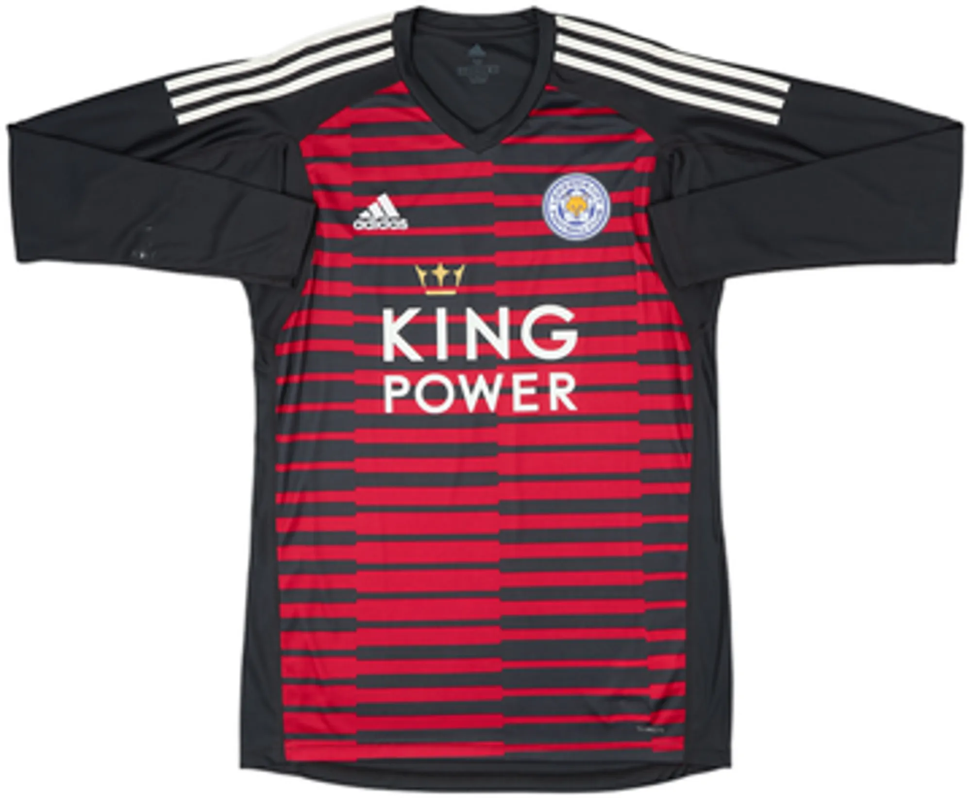 adidas Leicester City Mens LS Goalkeeper Home Shirt 2018/19