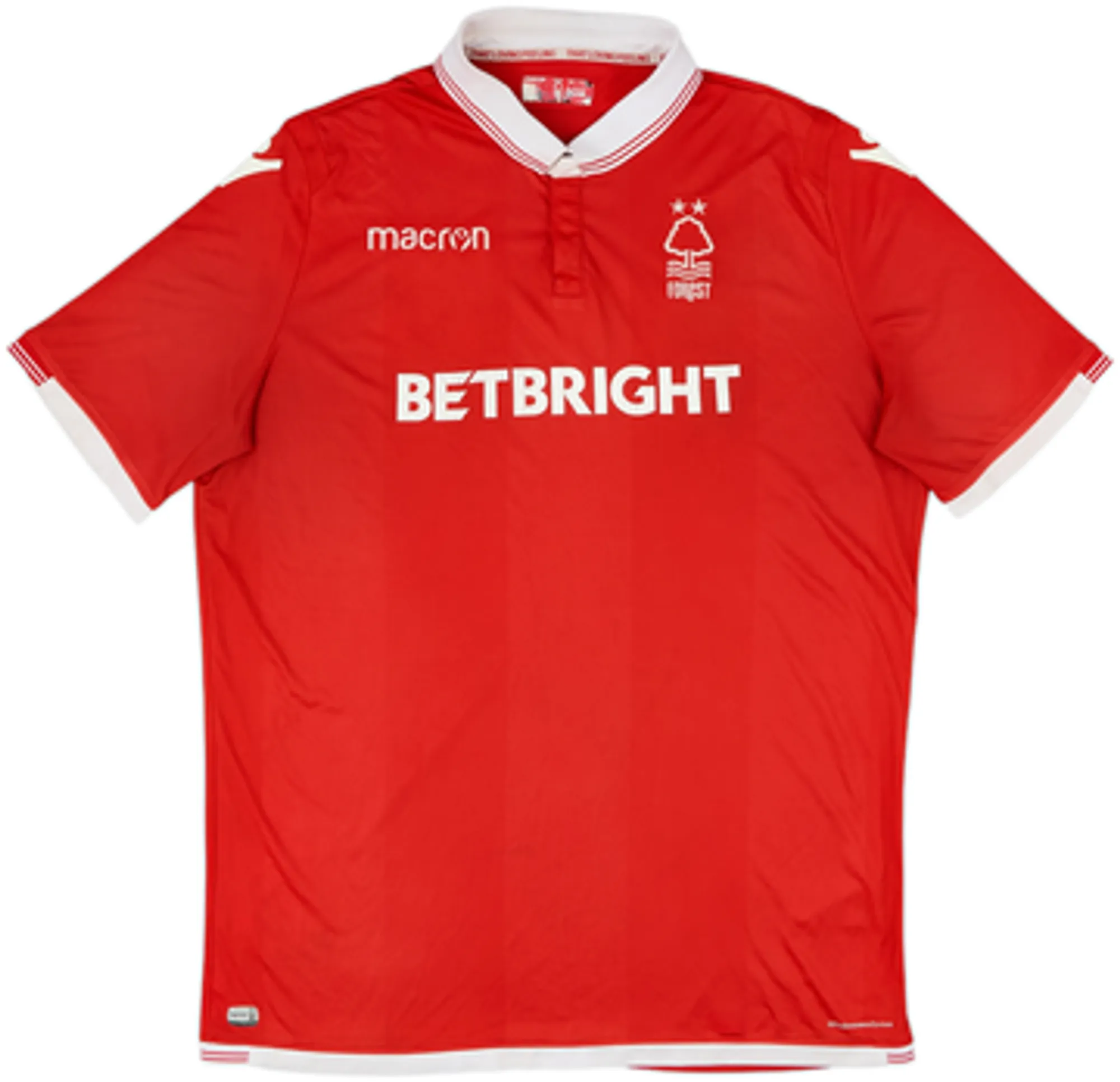 Macron Nottingham Forest Mens SS Home Shirt 2018/19