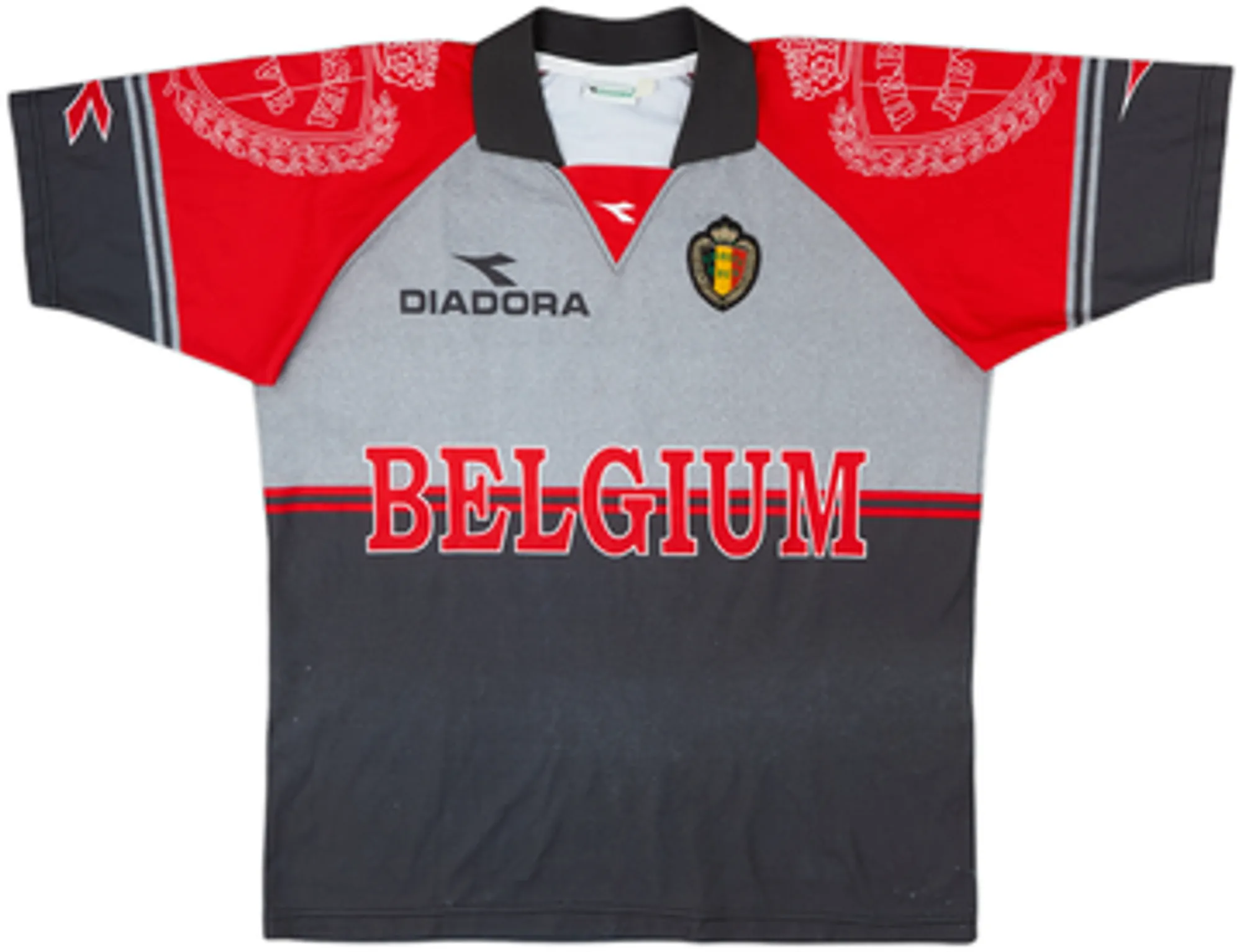 Diadora Belgium Mens SS Home Shirt 1992