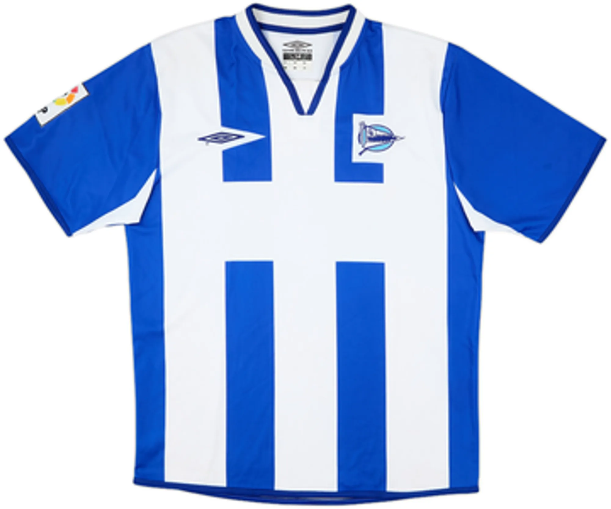 Umbro Alavés Boys SS Home Shirt 2005/06