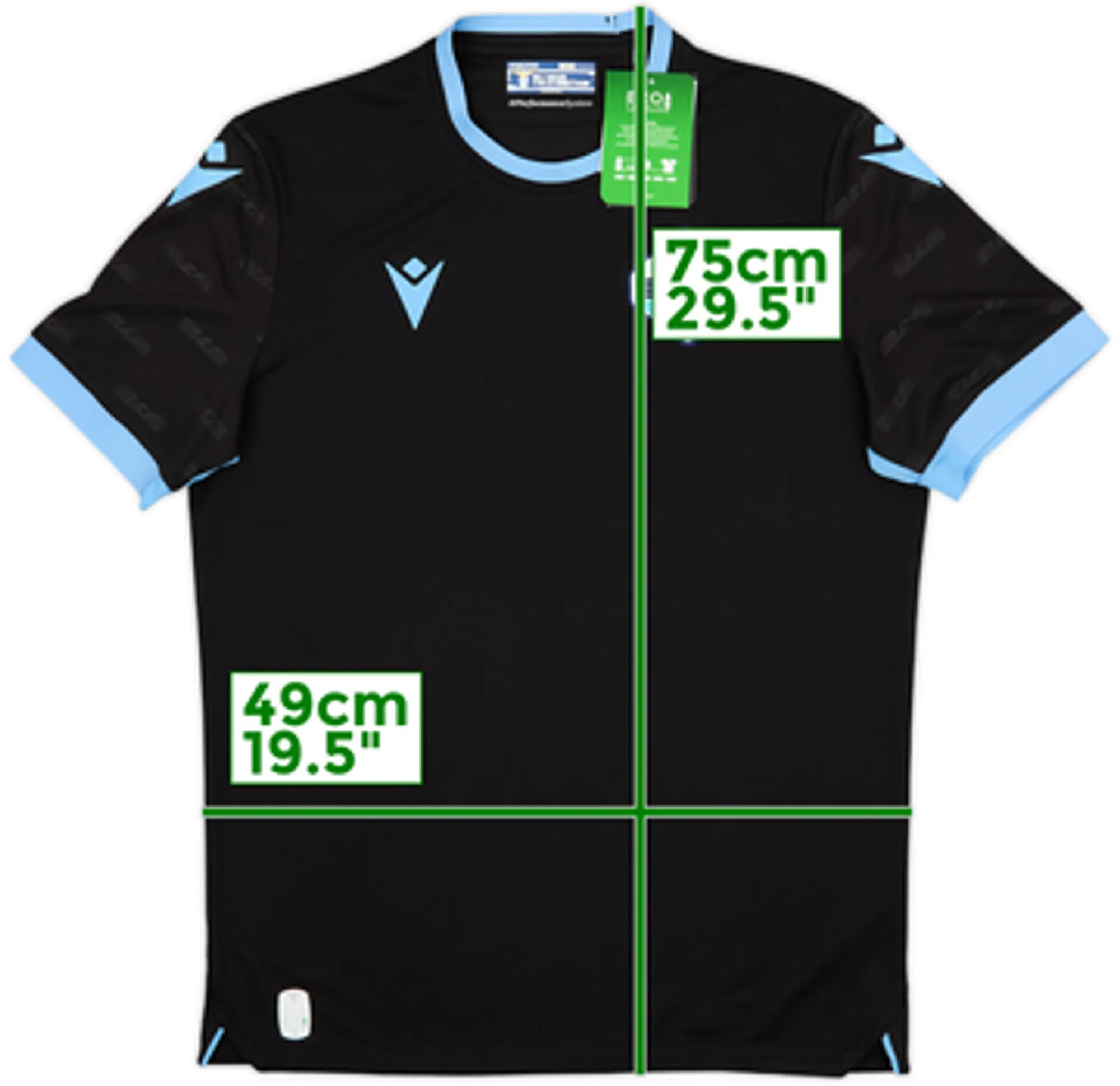 Macron Lazio Mens SS Third Shirt 2021/22