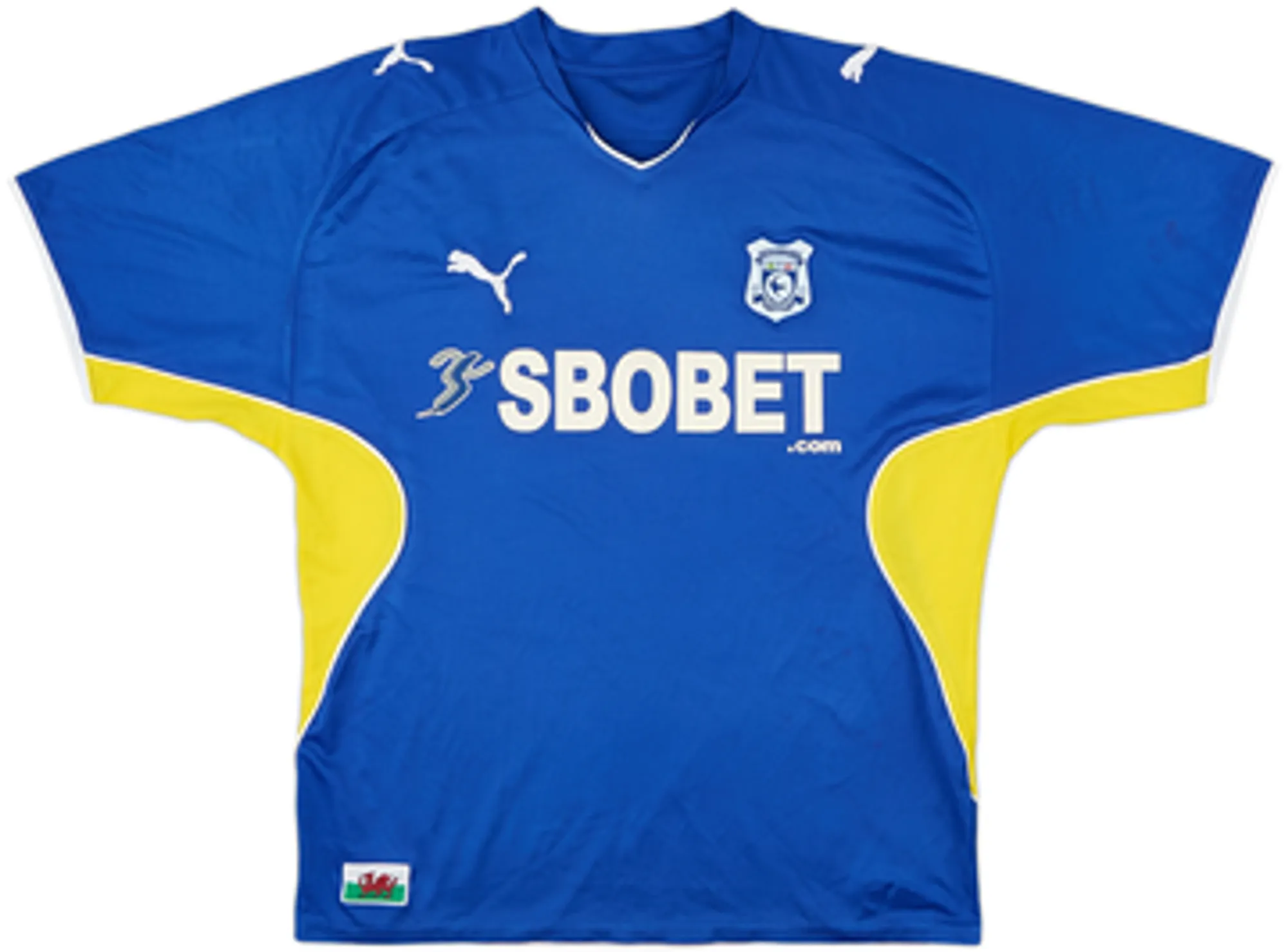 Puma Cardiff City Mens SS Home Shirt 2009/10