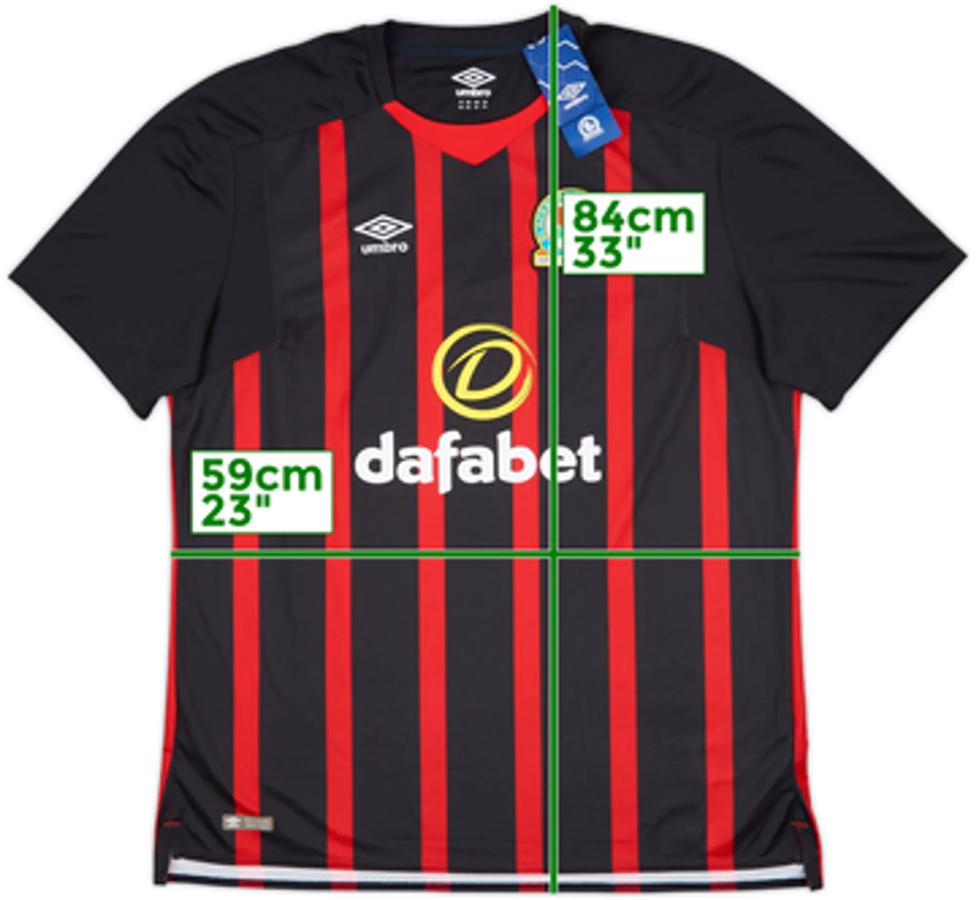 Umbro Blackburn Rovers Mens SS Away Shirt 2017/18