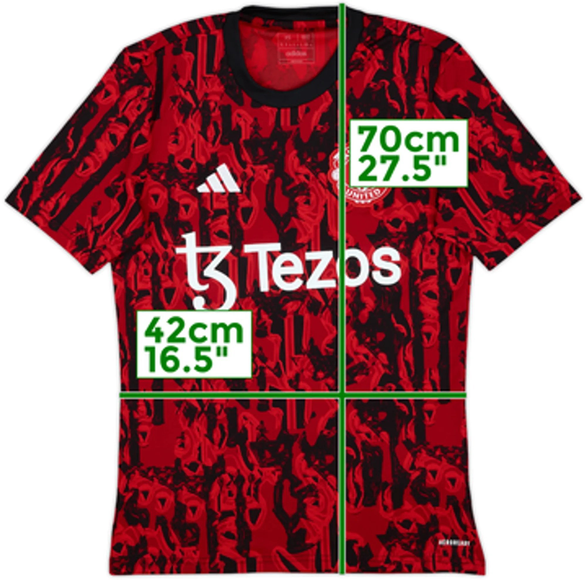 adidas Manchester United Mens SS Home Shirt 2023/24