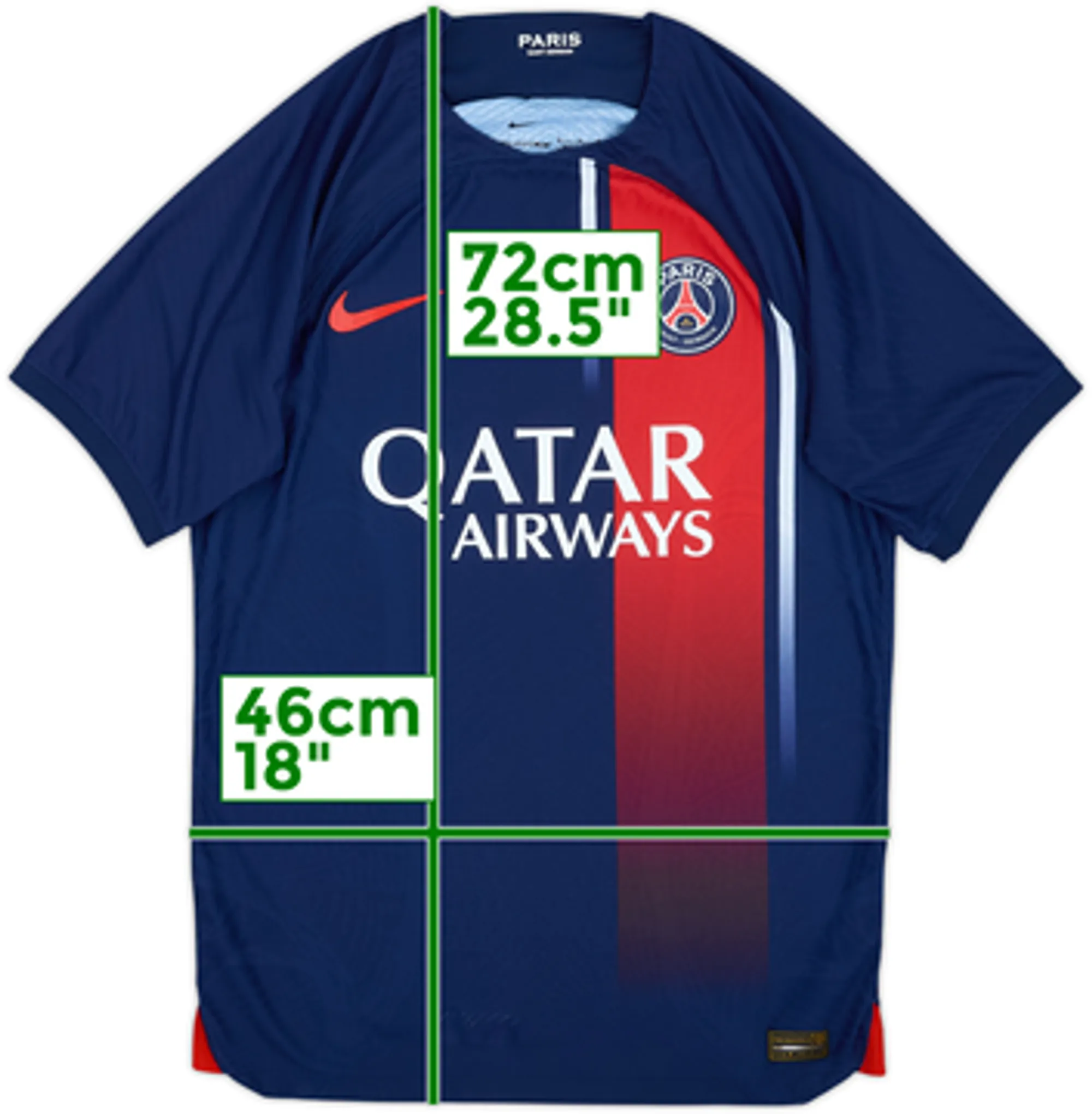 Nike Paris Saint Germain Mens SS Player Issue Home Shirt 2023/24