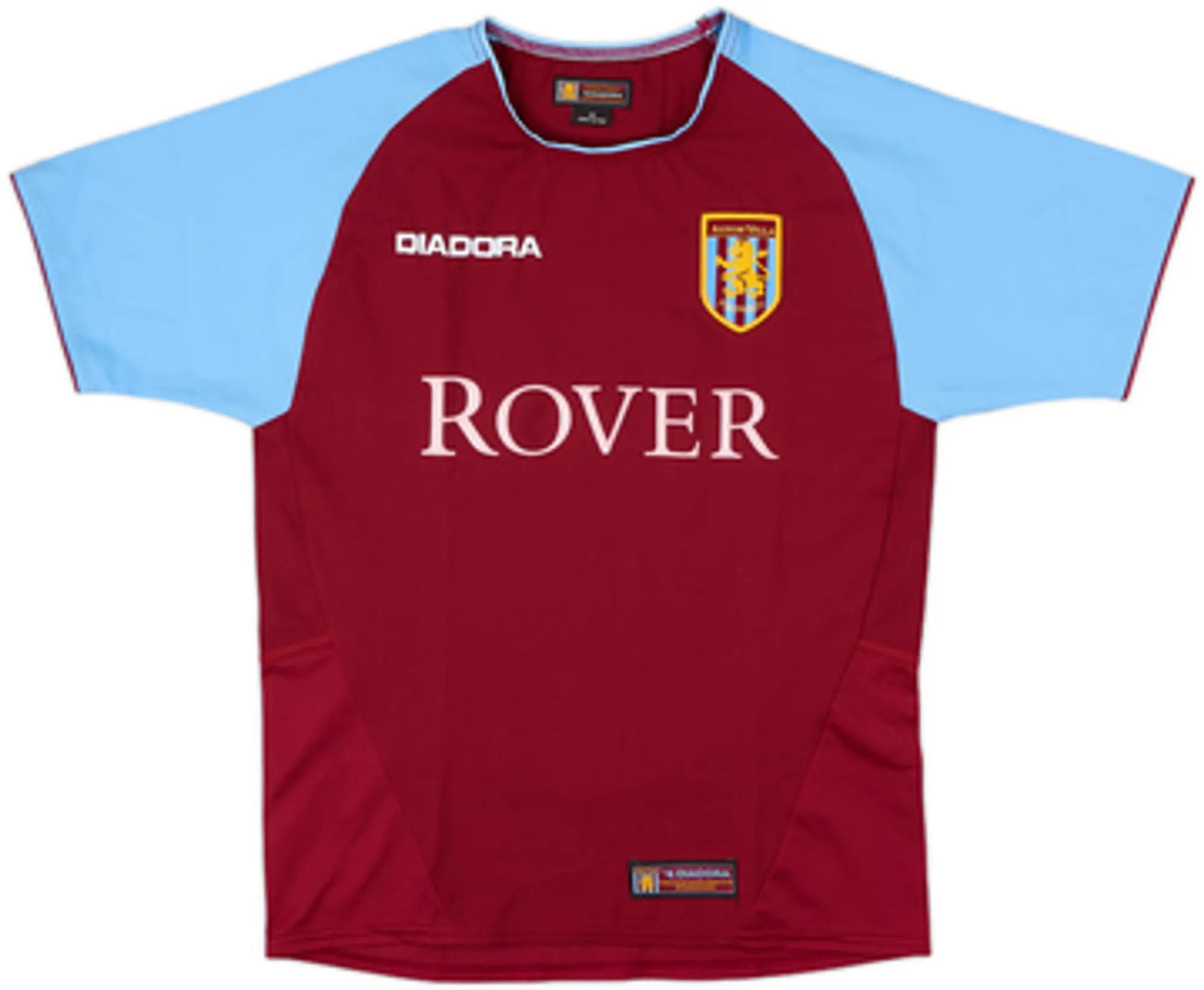 Diadora Aston Villa Boys SS Home Shirt 2003/04