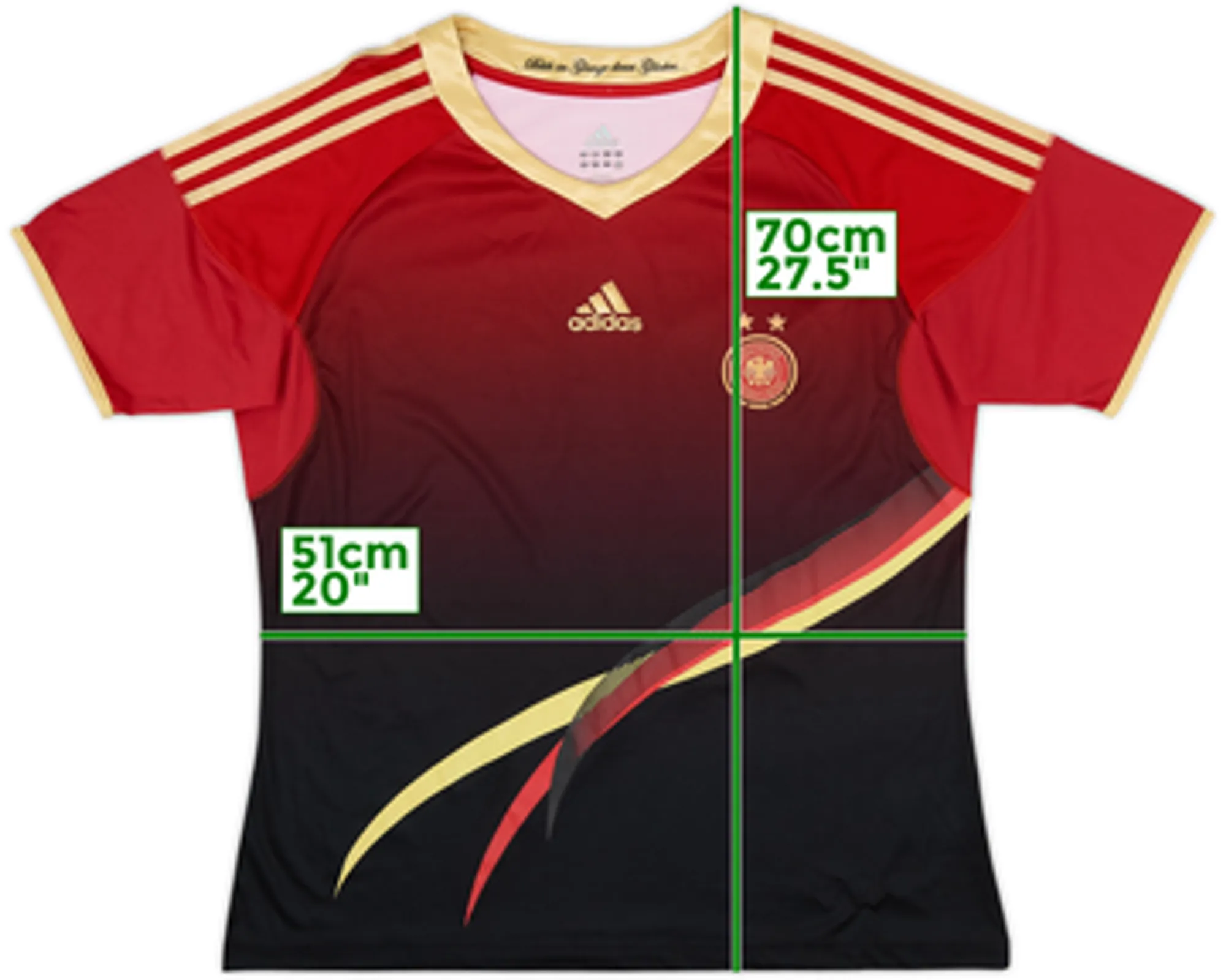 adidas Germany Womens SS Away Shirt 2011