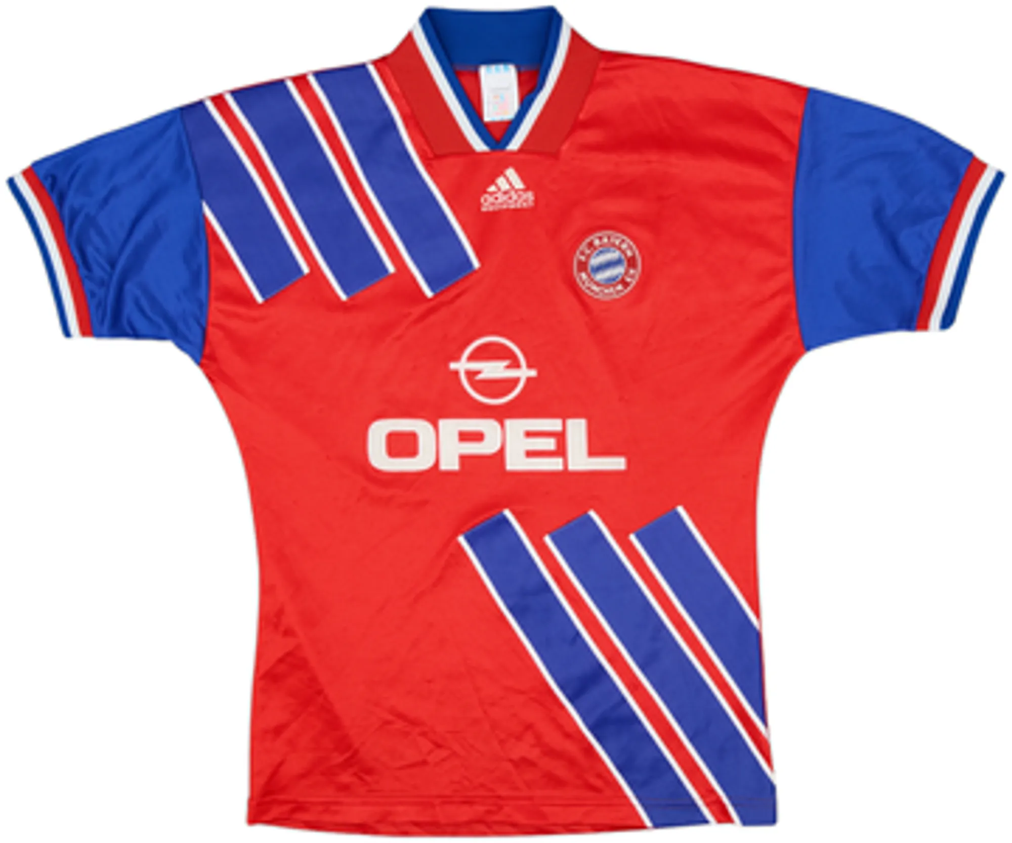 adidas Bayern Munich Mens SS Home Shirt 1993/95