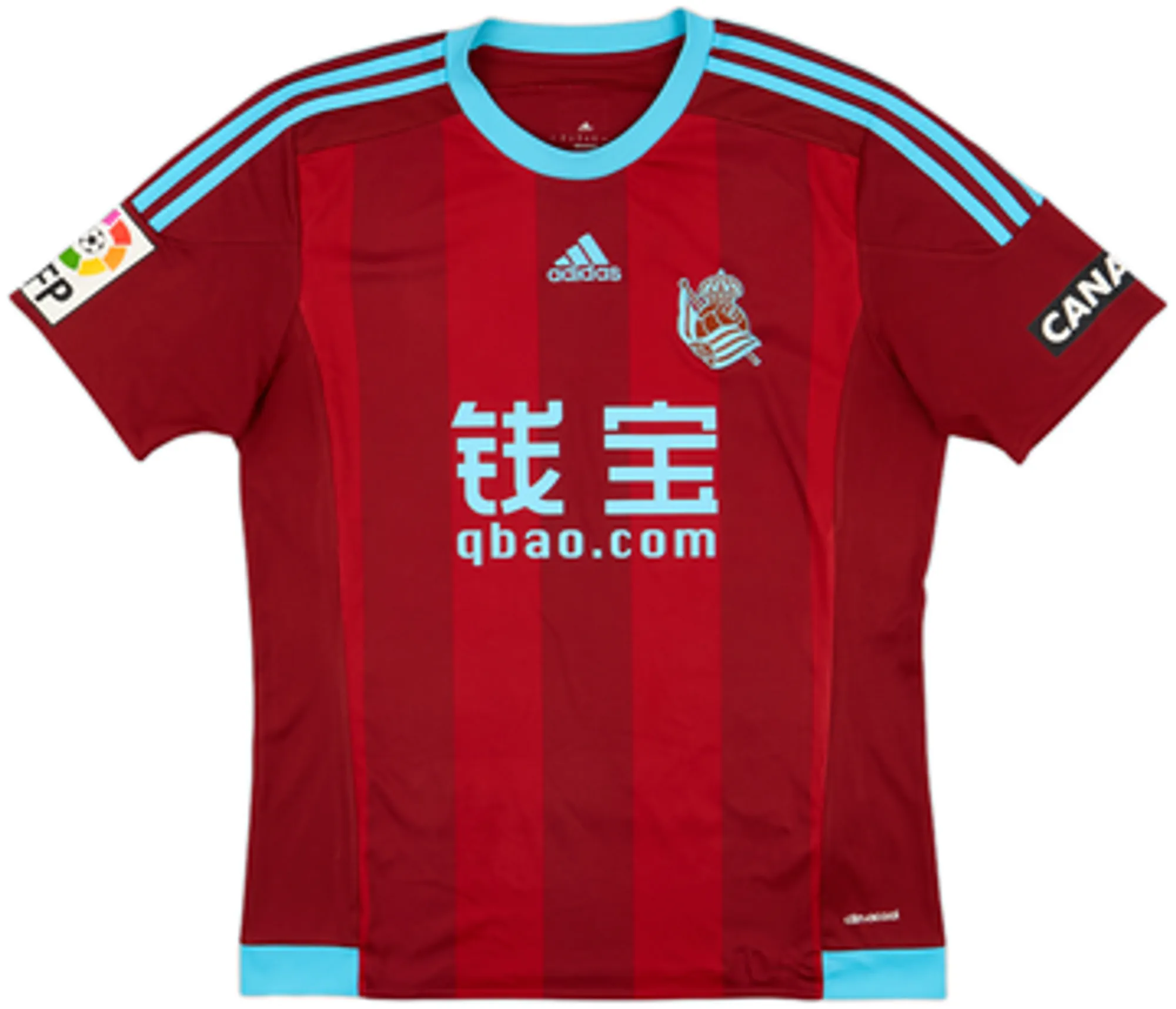 adidas Real Sociedad Mens SS Away Shirt 2015/16