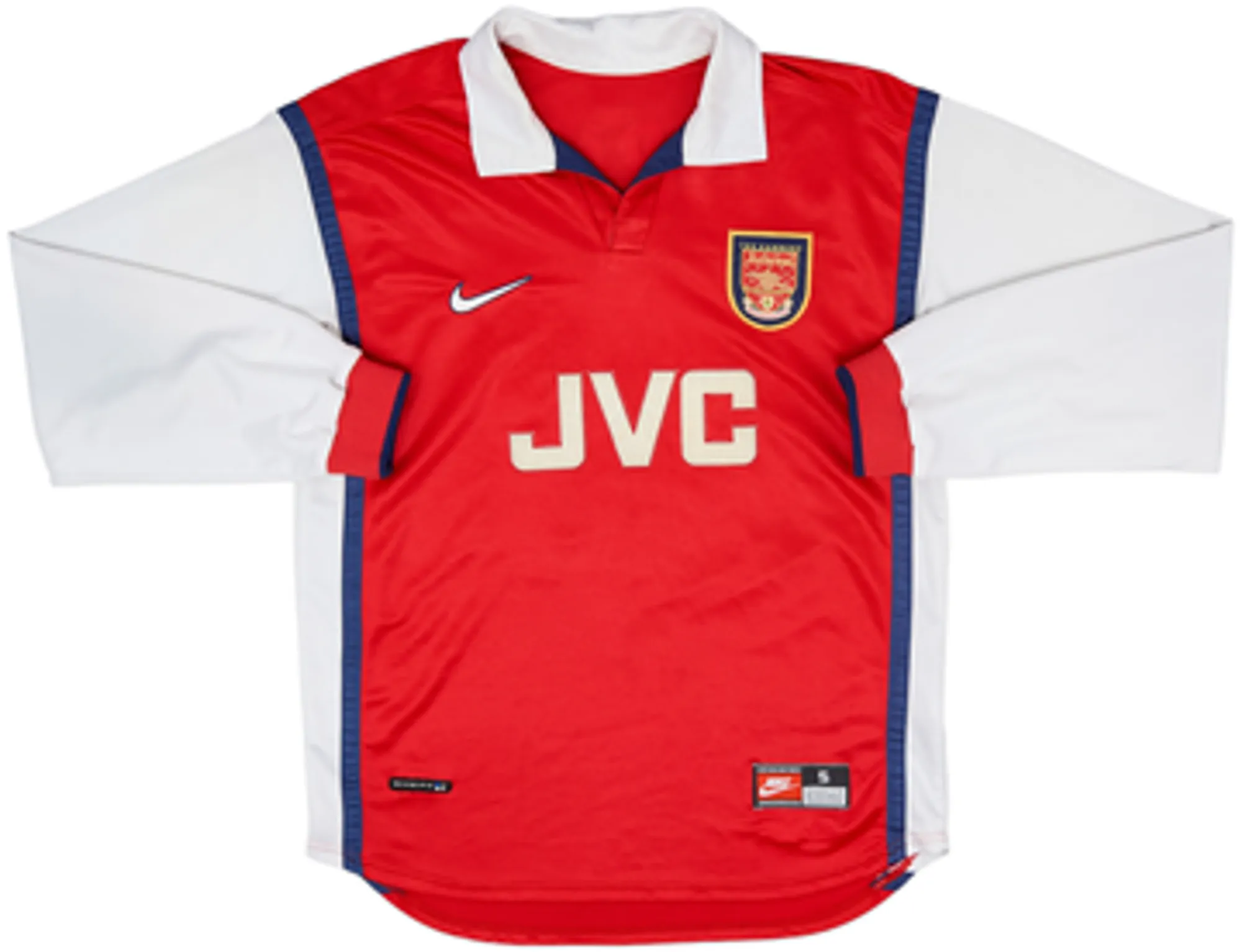 Nike Arsenal Mens LS Home Shirt 1998/99