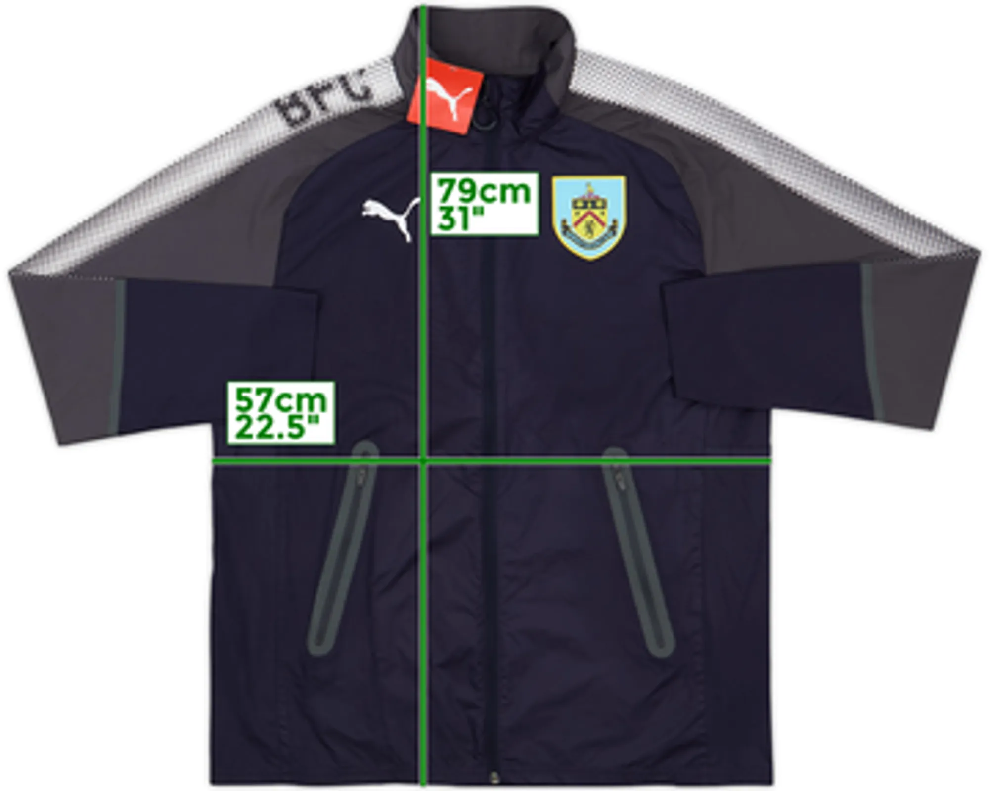 Puma Burnley Mens SS Home Shirt 2017/18