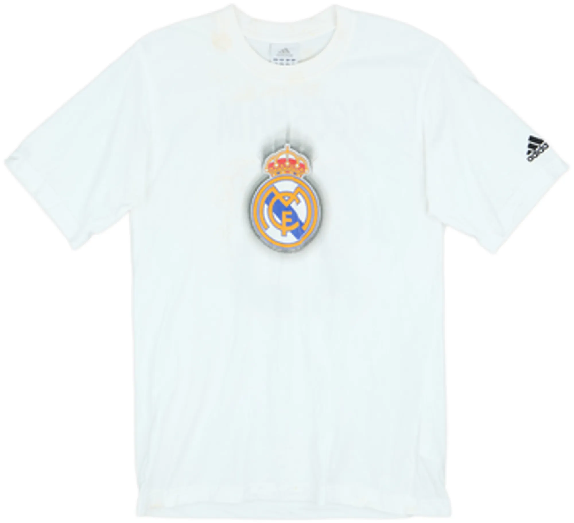 2003-04 Real Madrid adidas Graphic Tee Beckham #23 - 5/10 - (S)