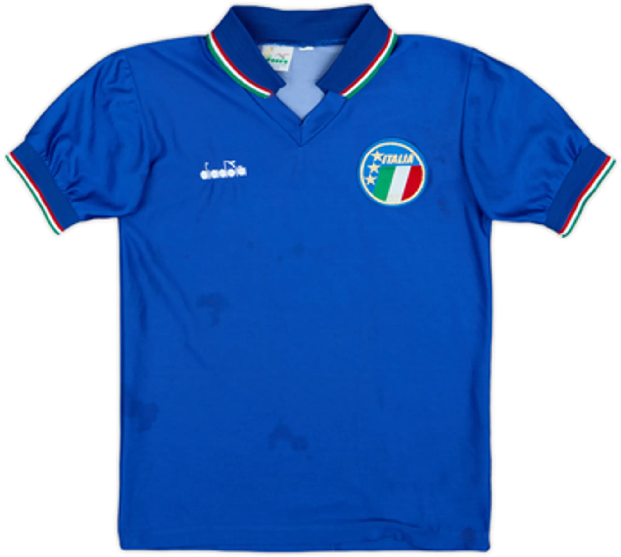 Diadora Italy Boys SS Home Shirt 1986