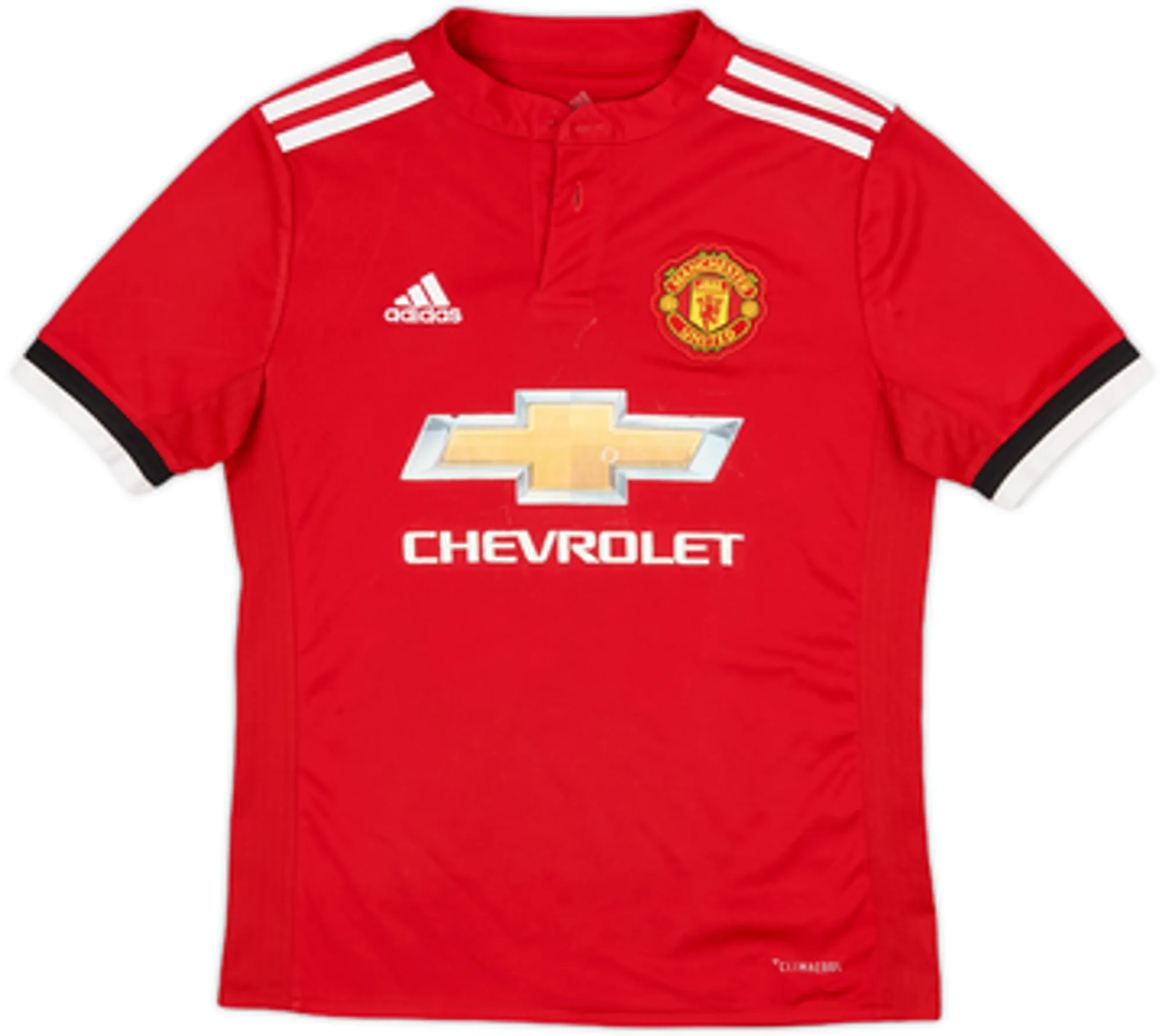 adidas Manchester United Boys SS Home Shirt 2017/18