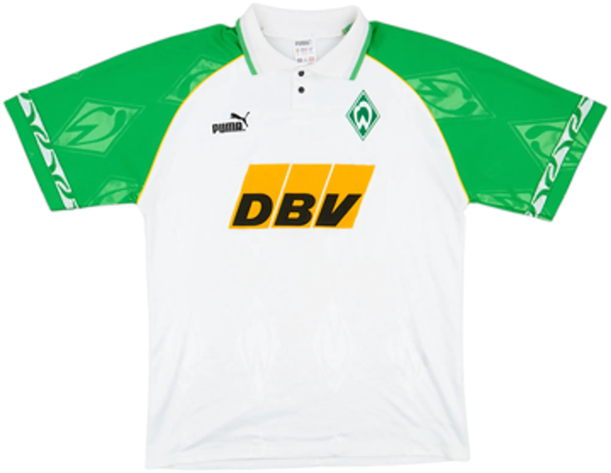 Puma Werder Bremen Mens SS Home Shirt 1995/96