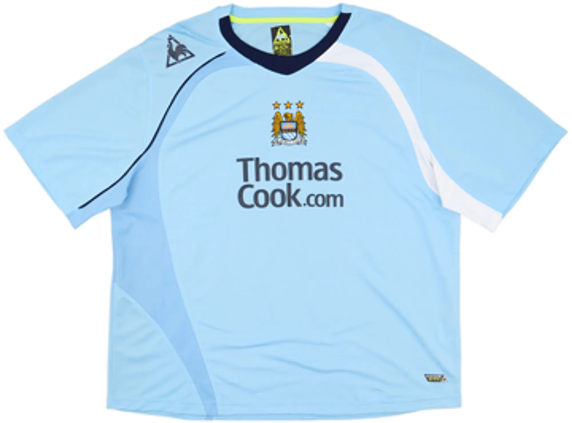 LeCoqSportif Manchester City Mens SS Home Shirt 2008/09