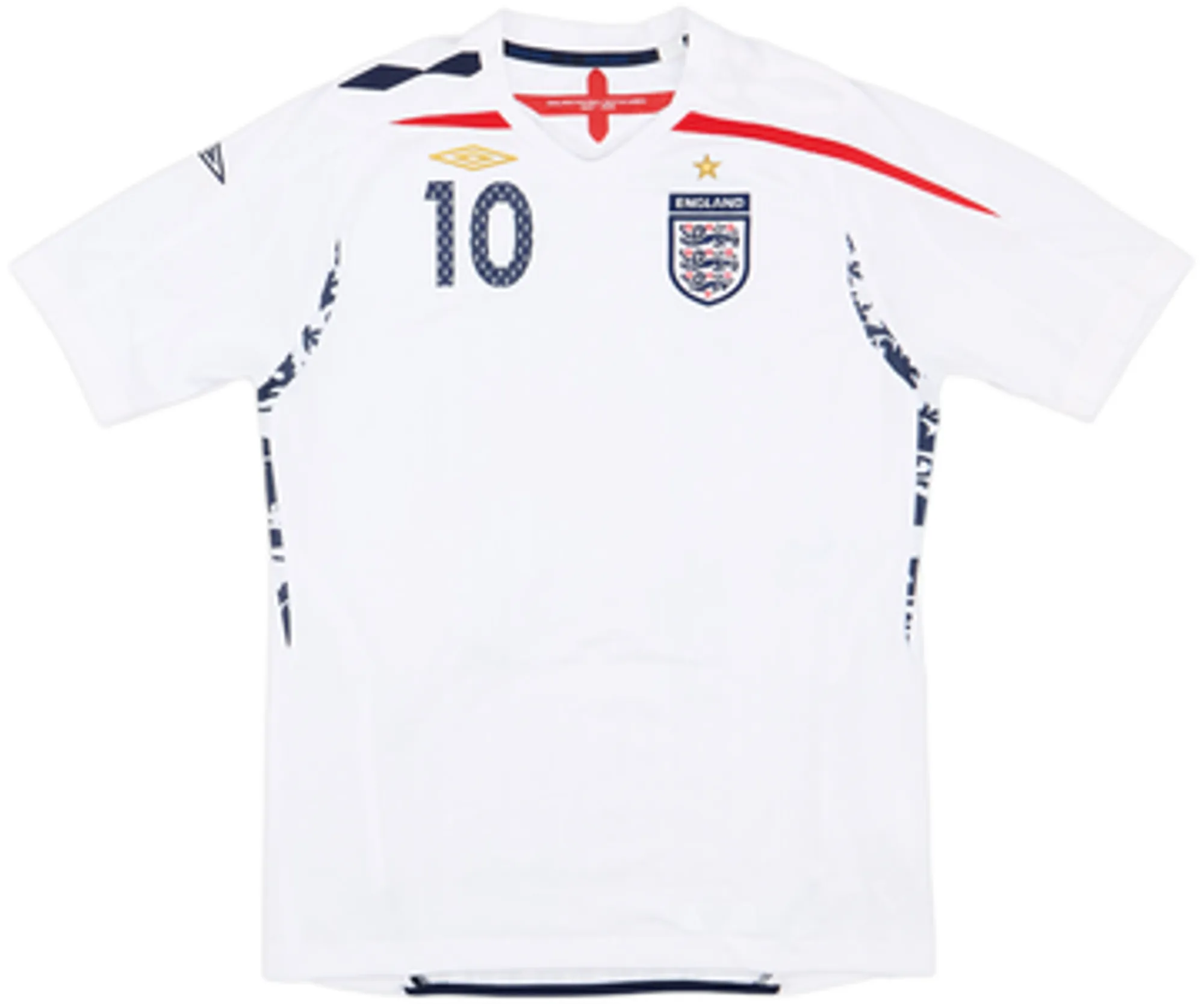 Umbro England Boys SS Home Shirt 2007