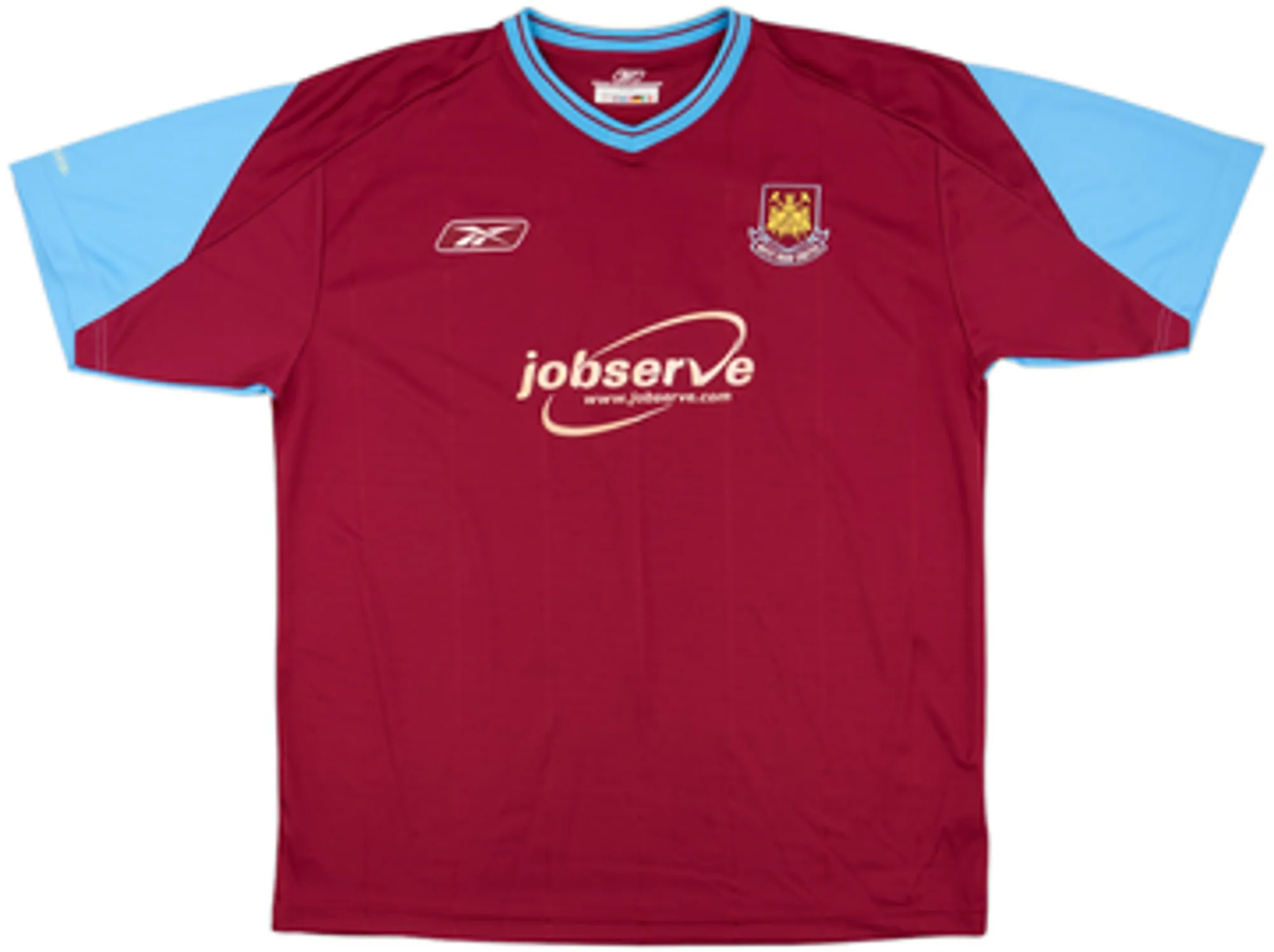 Reebok West Ham United Mens SS Home Shirt 2003/05