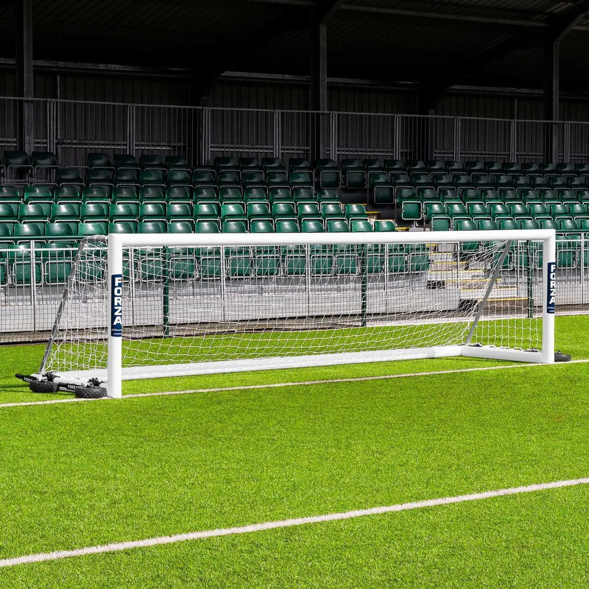 16 x 4 FORZA Alu110 Freestanding Football Goal