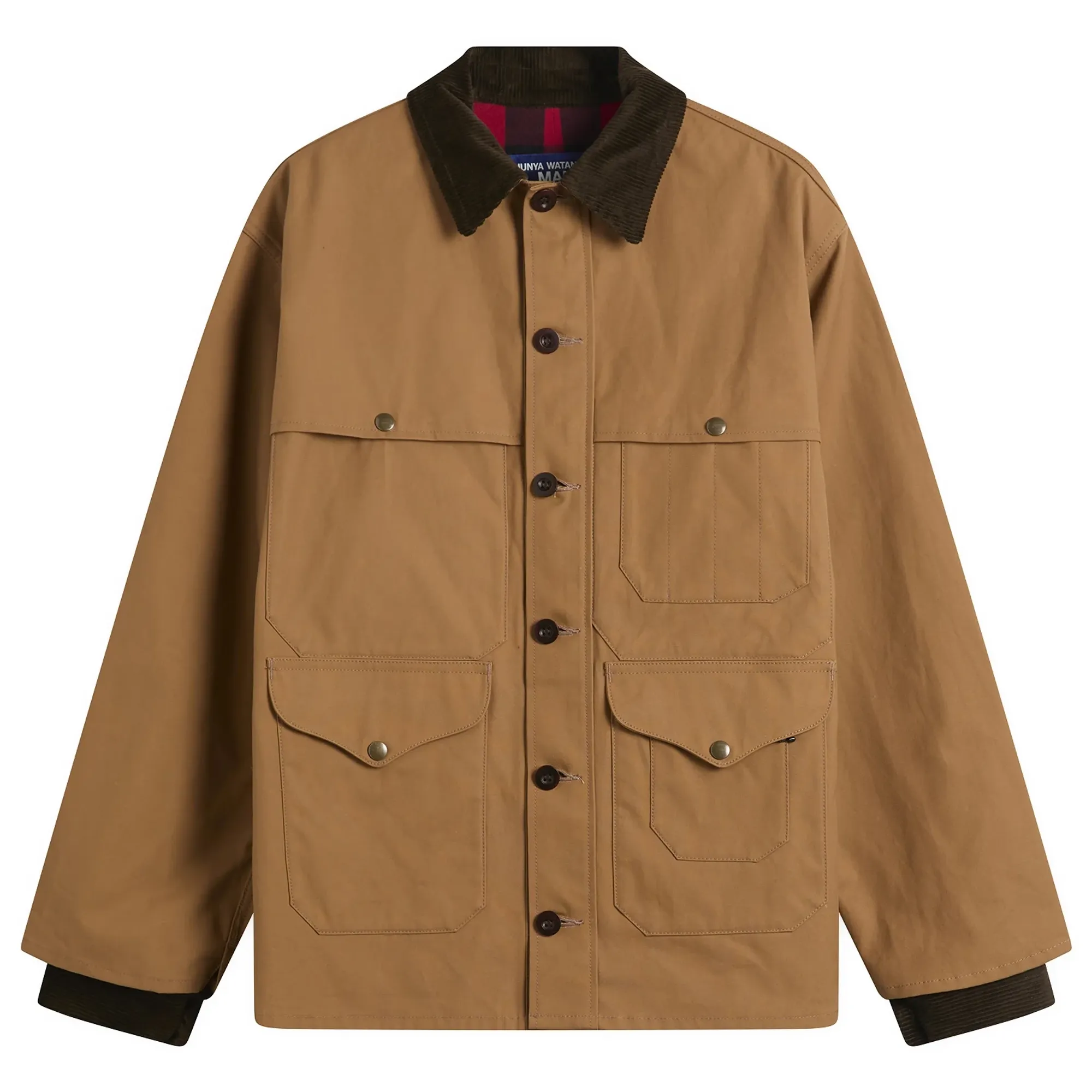 Junya Watanabe MAN Men's x Filson Flannel Check Jacket Beige