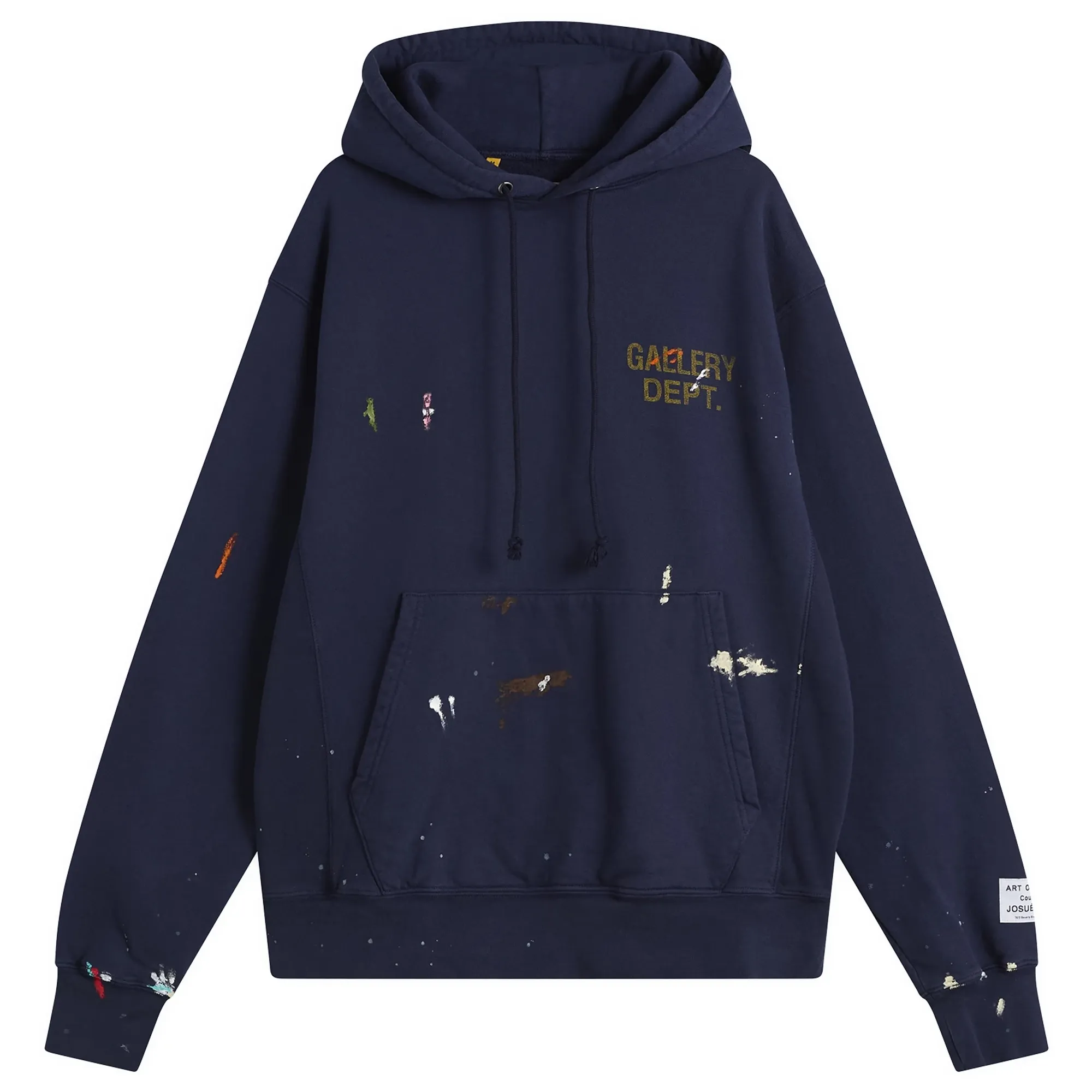 Gallery Dept Men's Gd Paint Logo Hoodie Vintage Navy 1