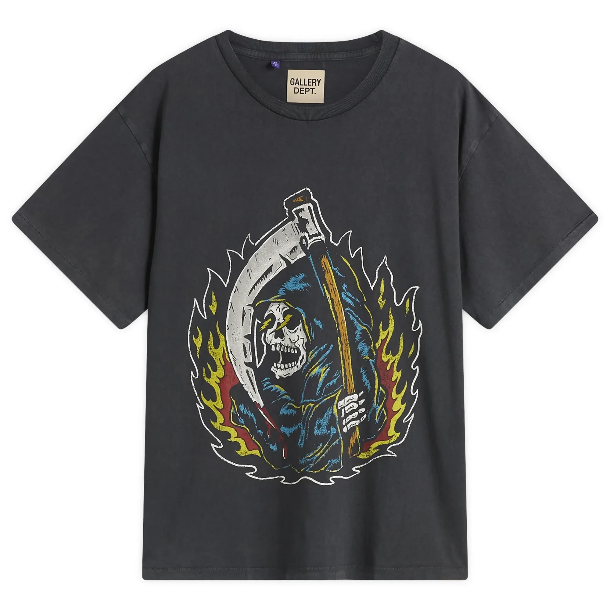 Gallery Dept Men's Big Reaper T-Shirt Vintage Black