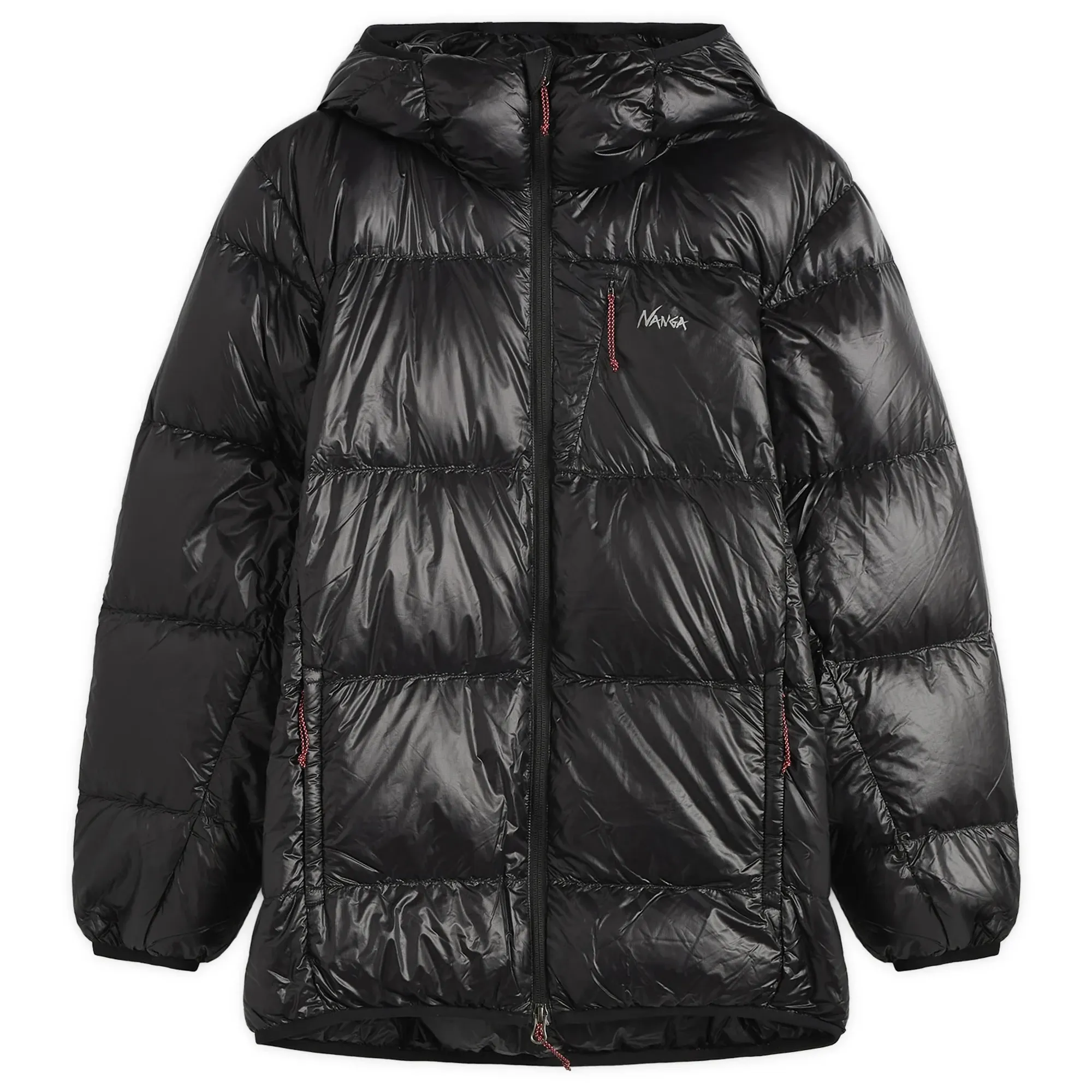 NANGA Men's Mountain Lodge Down Hooded Jacket Black