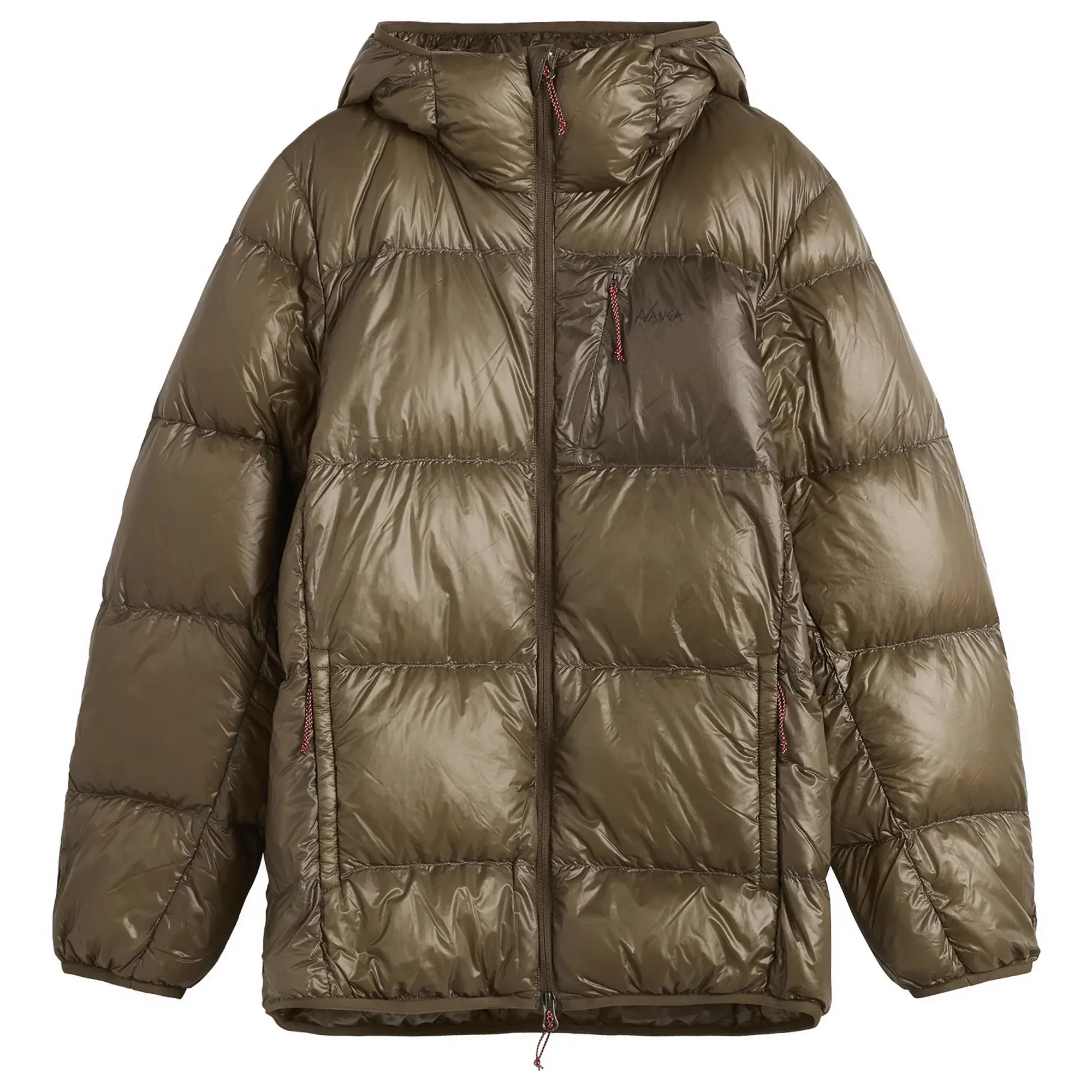 NANGA Men's Mountain Lodge Down Hooded Jacket Mocha