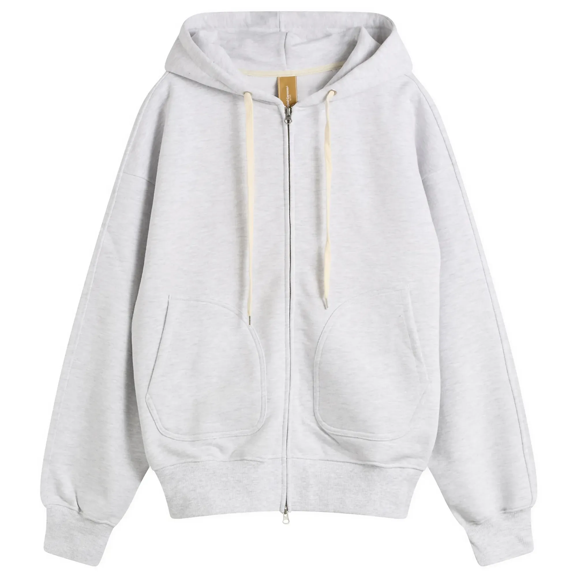 FrizmWORKS Men's OG Heavyweight Zip Hoodie Oatmeal