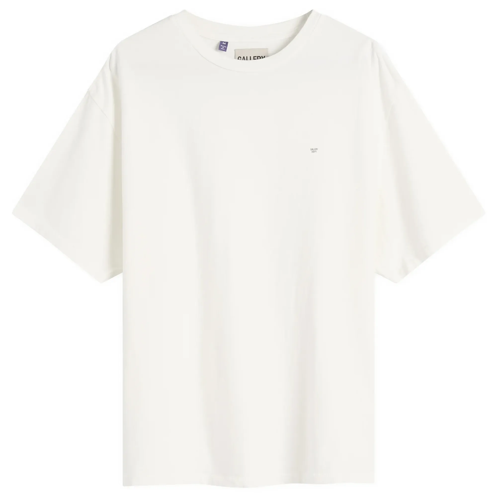Gallery Dept Men's Micro Logo T-Shirt Lt Archival White