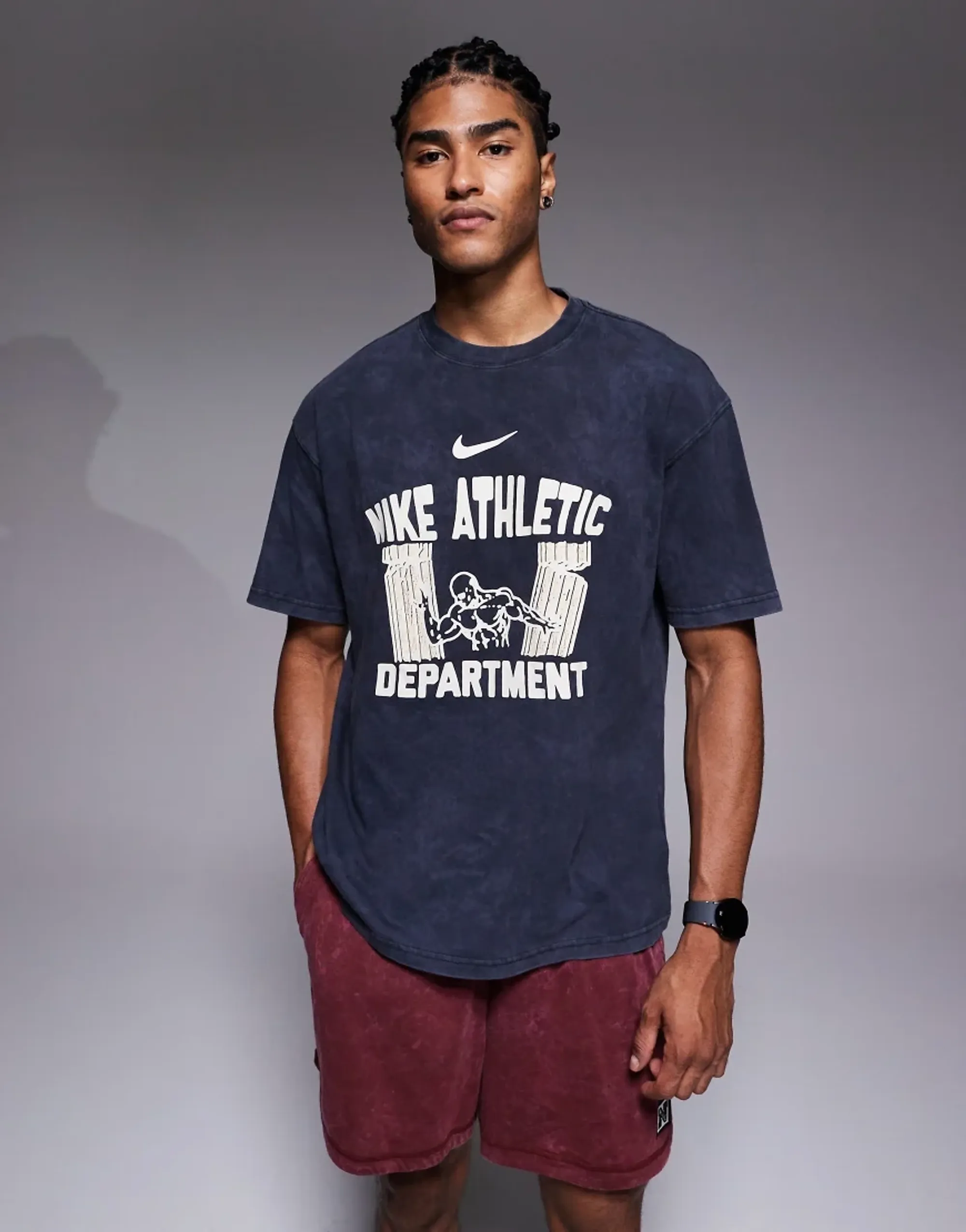 Nike Training Gym Heritage Graphic T-Shirt In Black