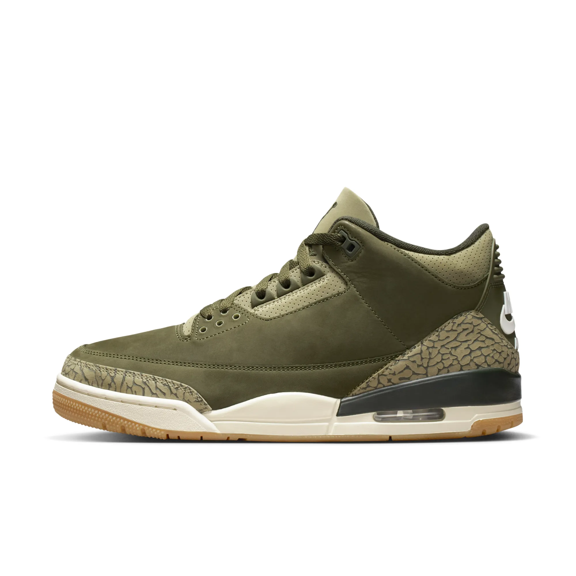 Nike Jordan Nike Air Jordan 3 Retro 'Medium Olive' Men's Shoes - Green