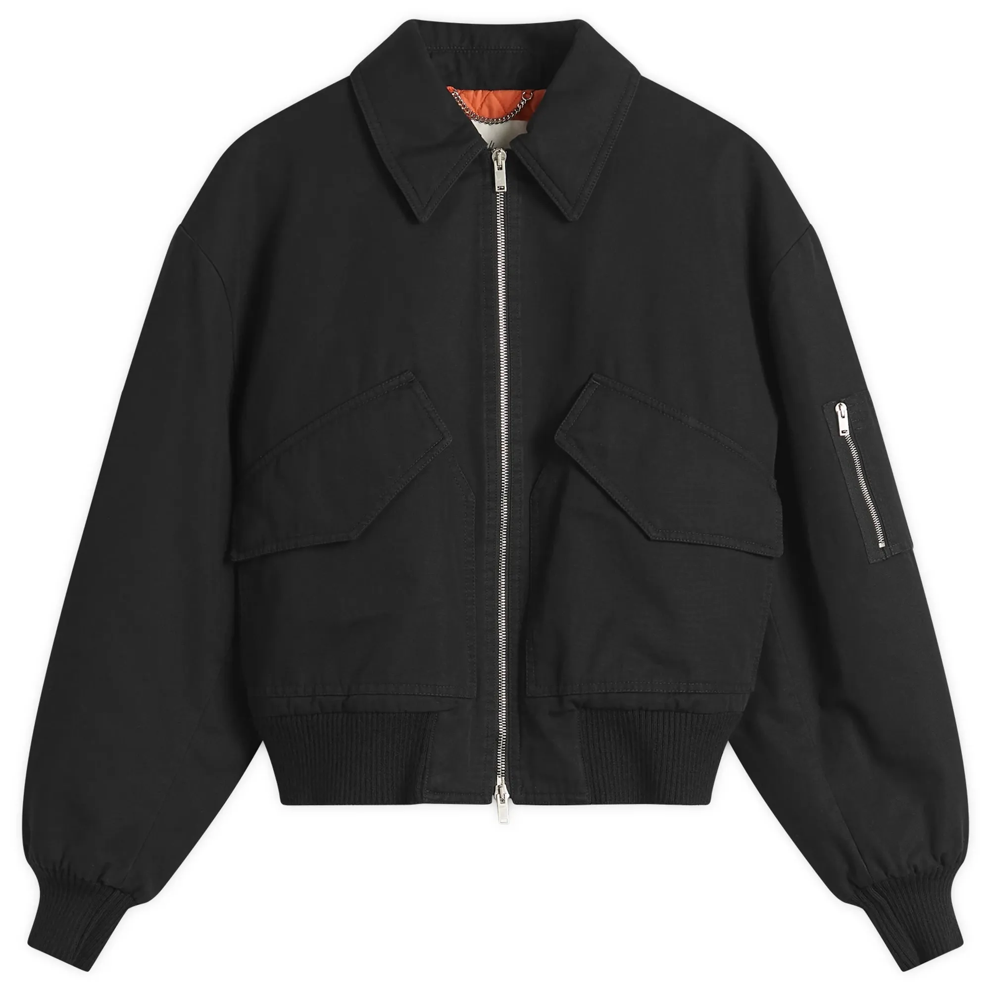 Second Layer Revival Flight Jacket Black