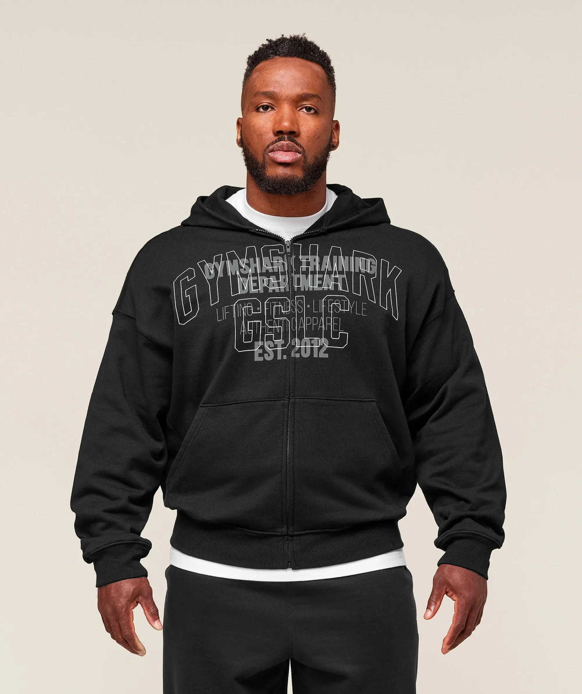  Authentic Apparel Zip Up Hoodie - Black
