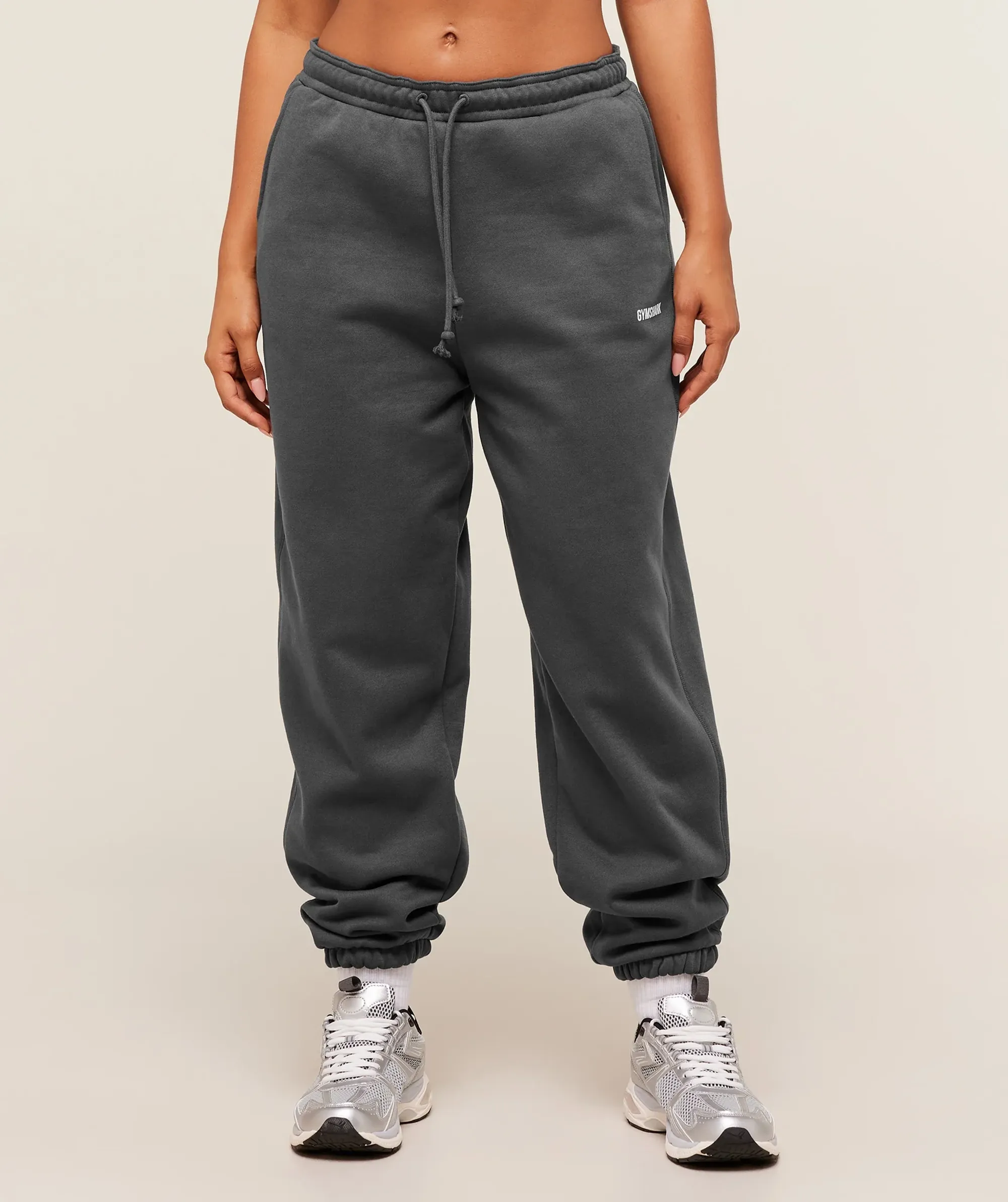  Cosy Luxe Cuffed Joggers - Onyx Grey