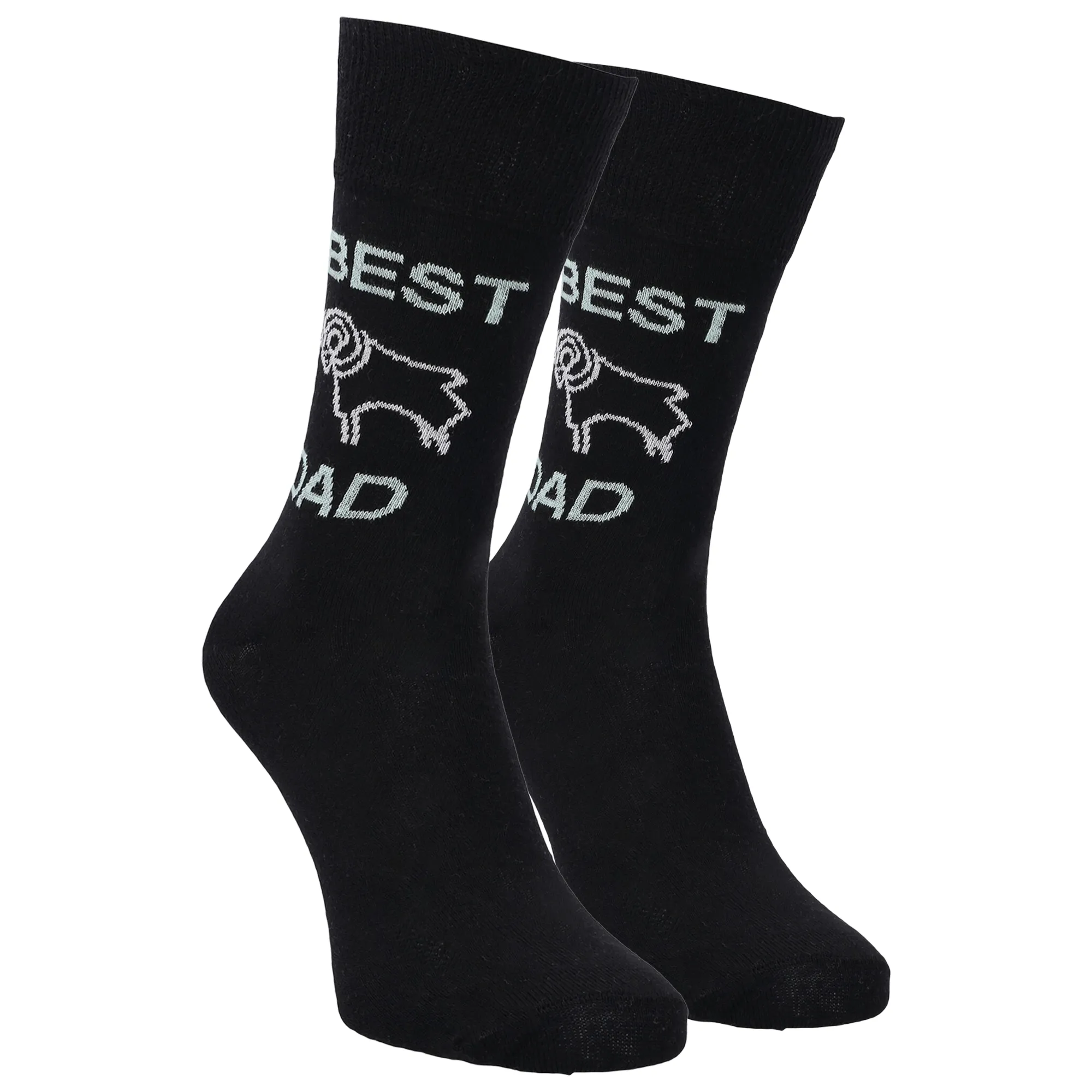 Derby County Best Dad Sock - Black - Unisex