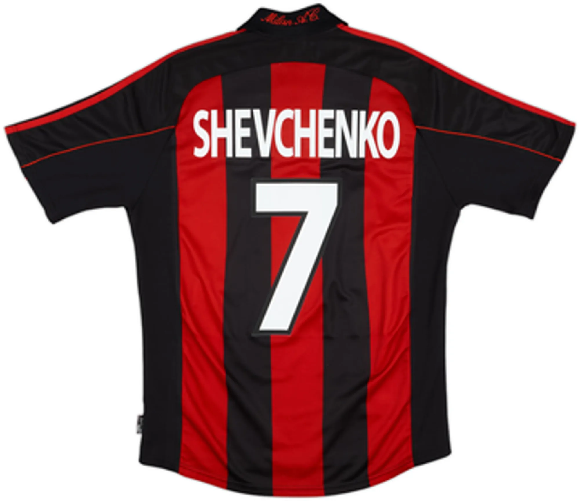 adidas AC Milan Mens SS Home Shirt 2000/02