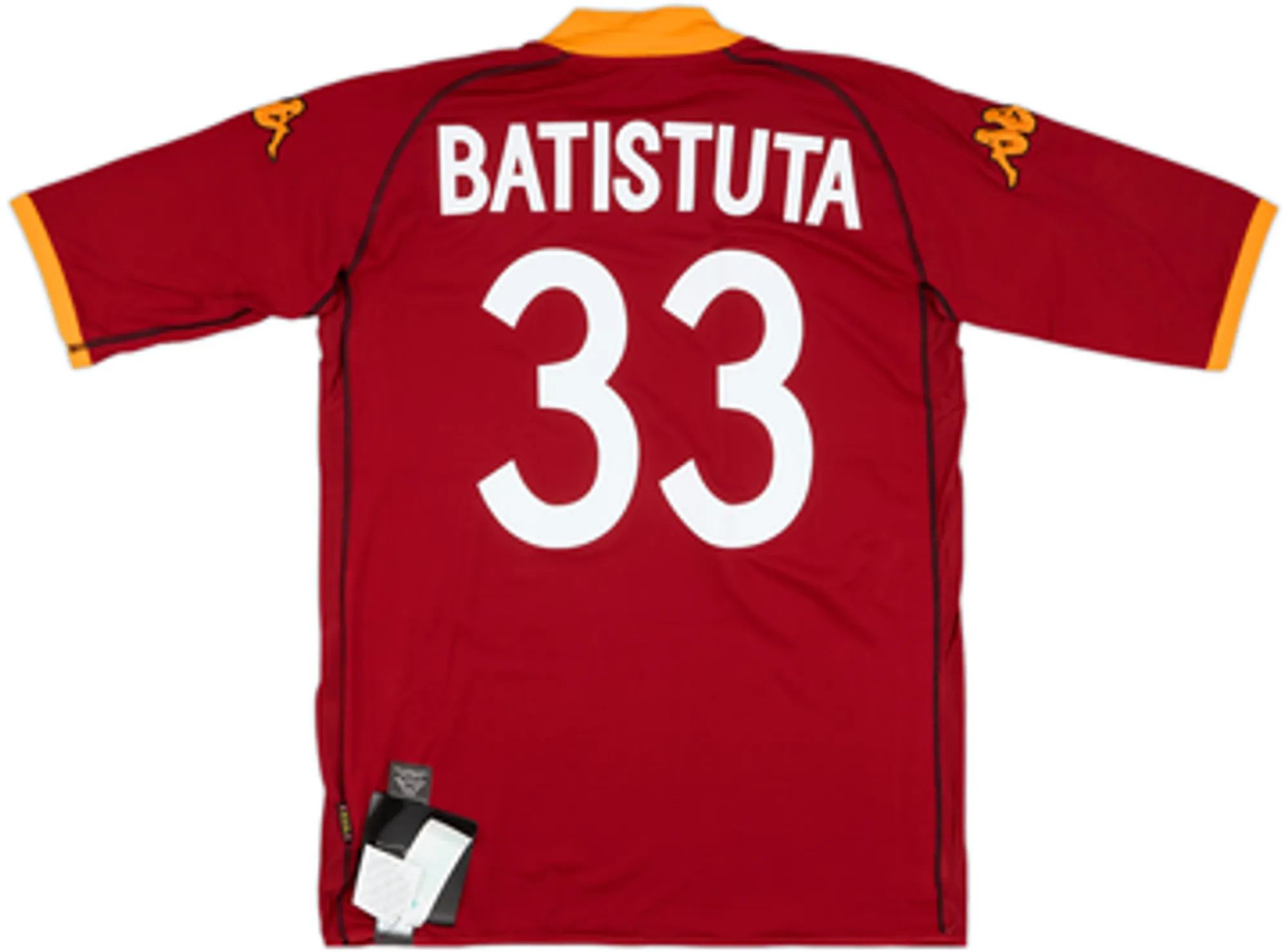 Kappa Roma Mens SS Home Shirt 2002/03