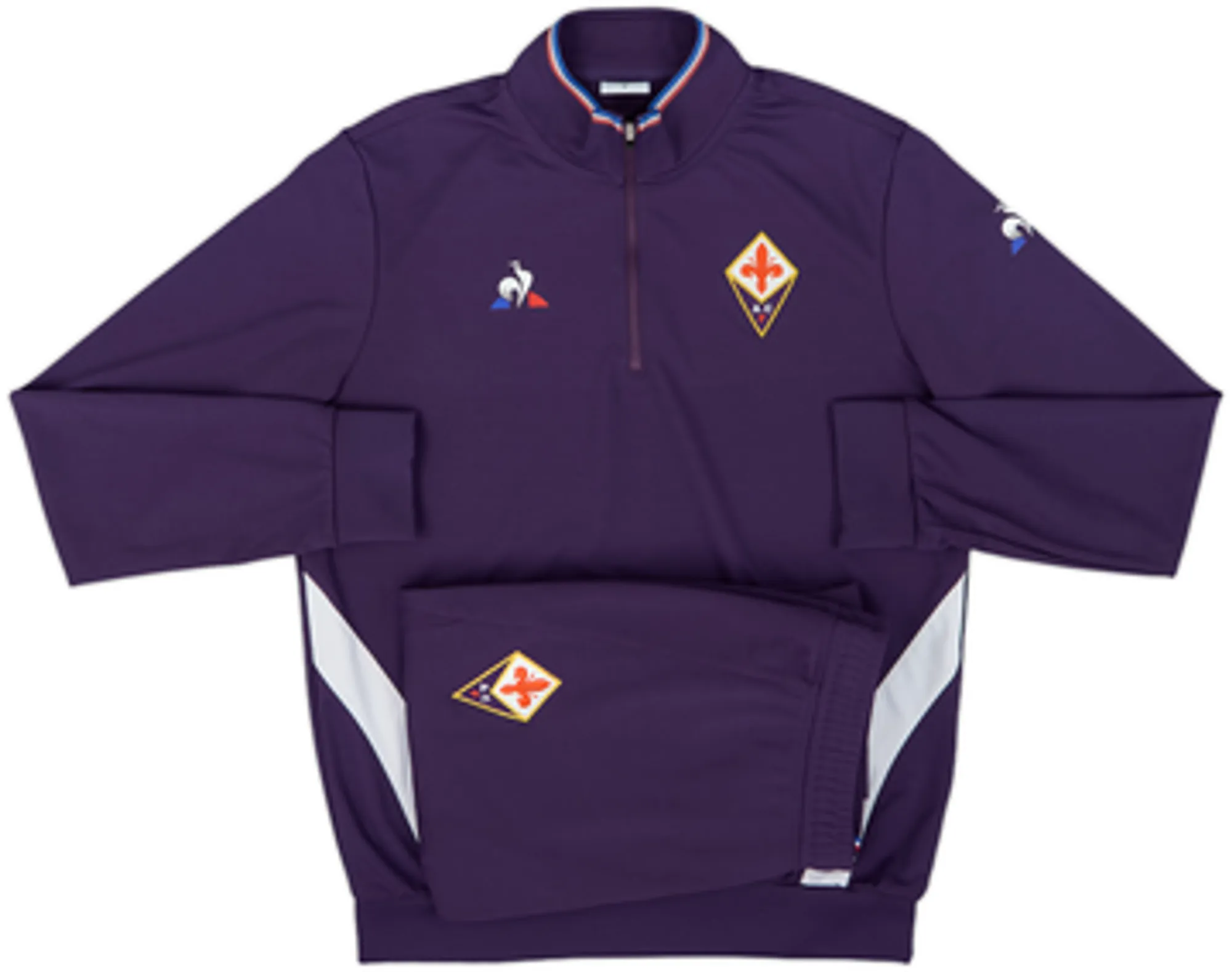 2018-19 Fiorentina Le Coq Sportif Tracksuit - 7/10 - (M)