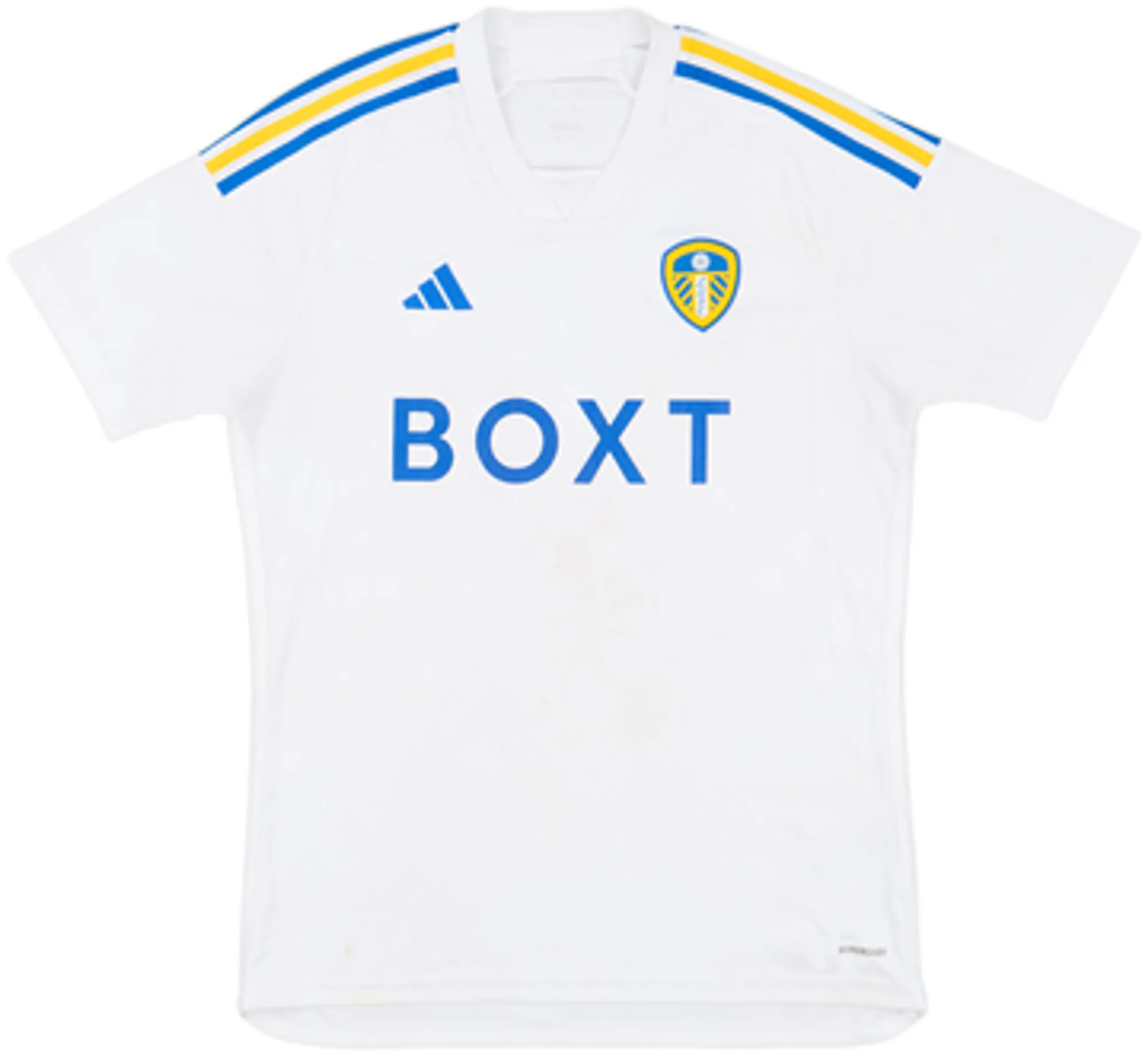 adidas Leeds United Mens SS Home Shirt 2023/24