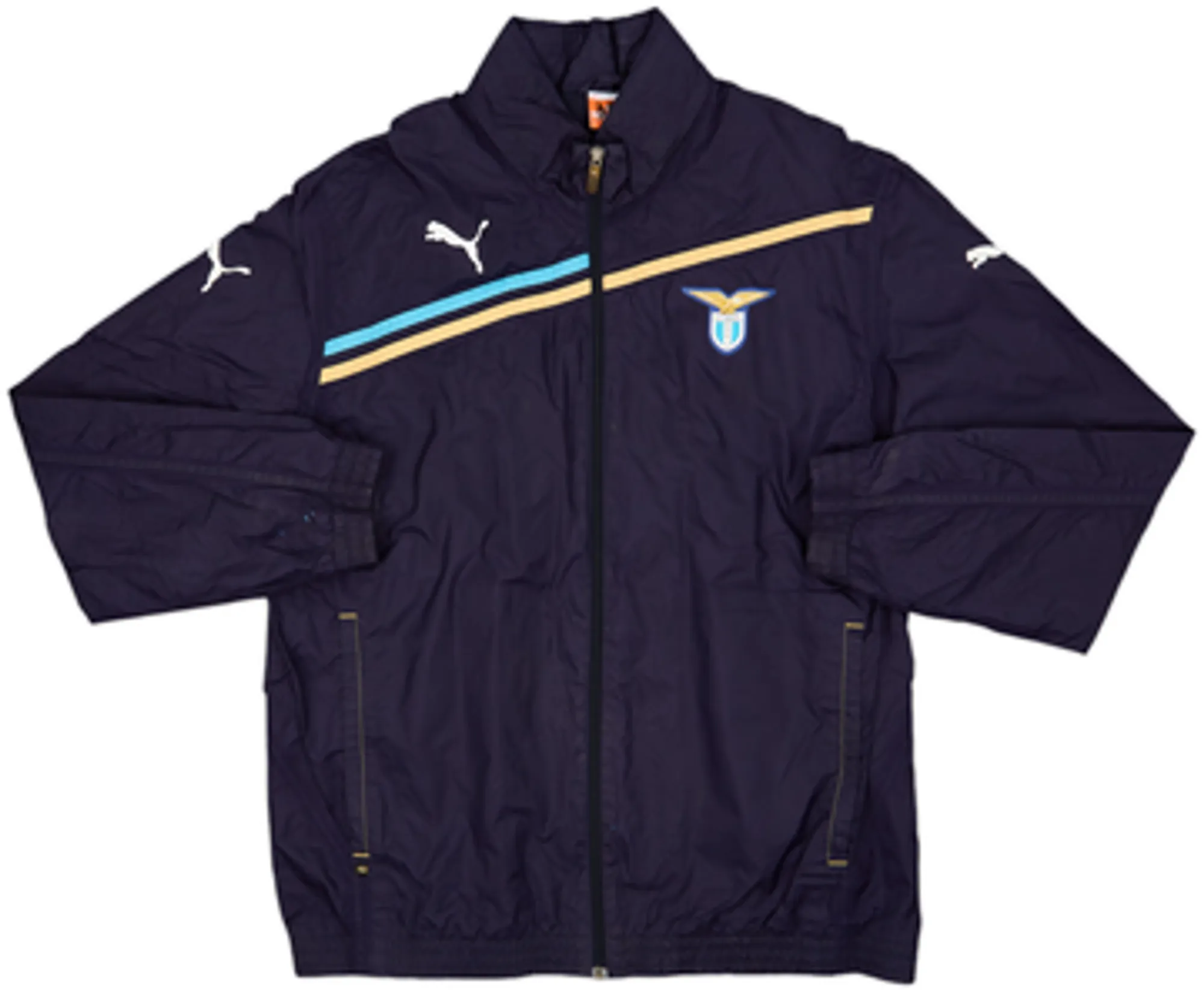 2011-12 Lazio Puma Hooded Rain Jacket - 6/10 - (L)
