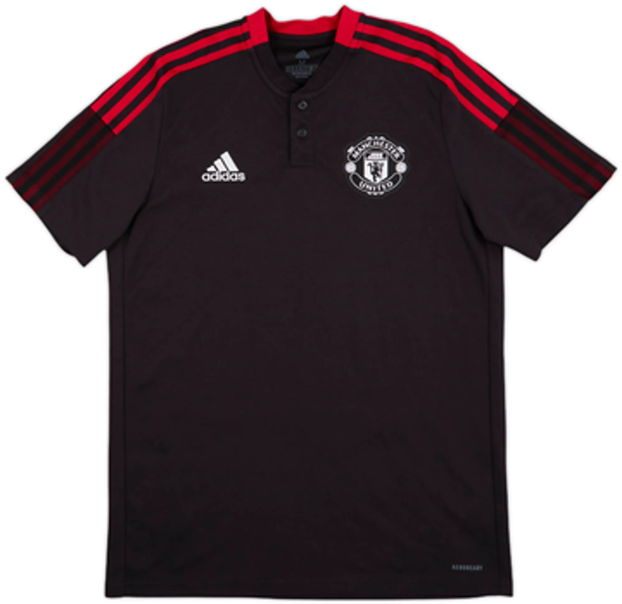 2021-22 Manchester United adidas Polo Shirt - 10/10 - (M)