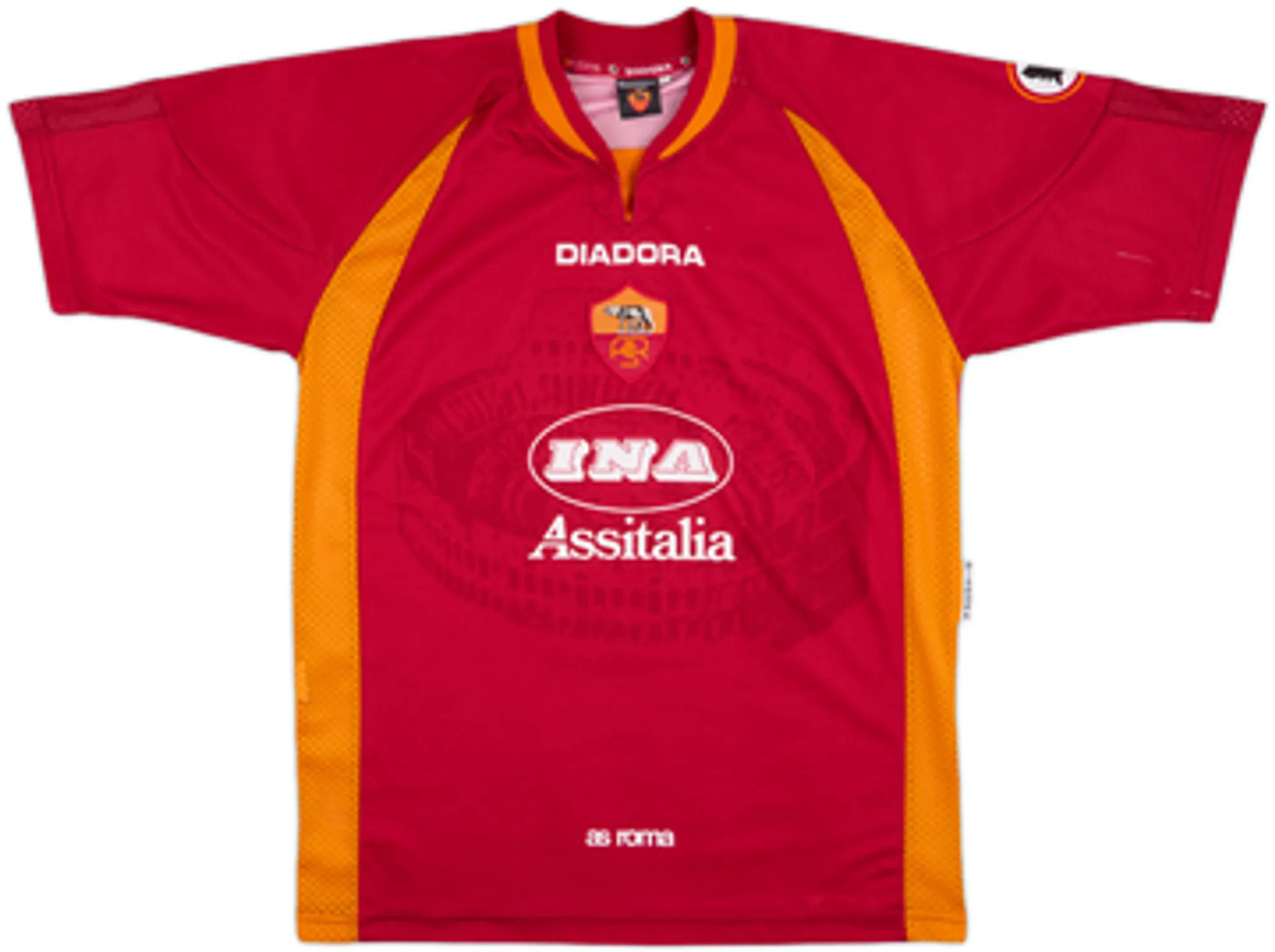 Diadora Roma Mens SS Home Shirt 1997/98