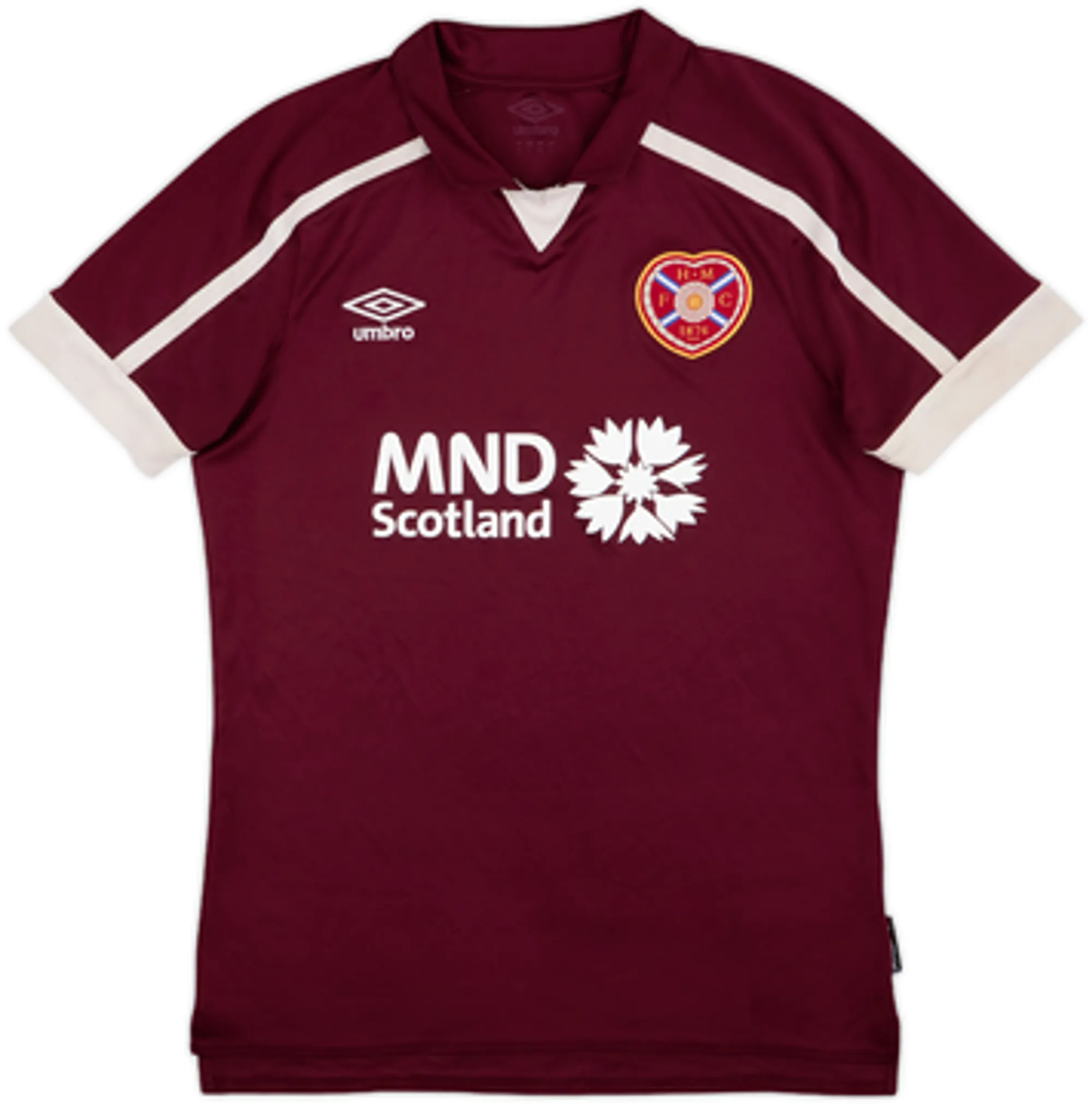 Umbro Heart of Midlothian Mens SS Home Shirt 2021/22