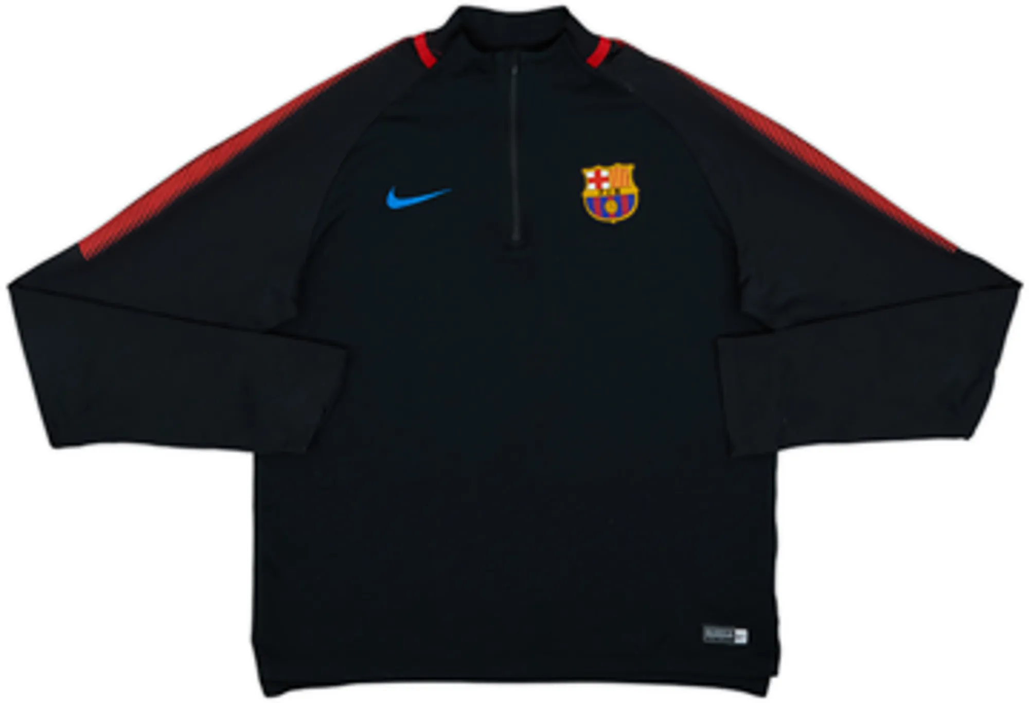 2017-18 Barcelona Nike 1/4 Zip Drill Top - 4/10 - (XL.Boys)