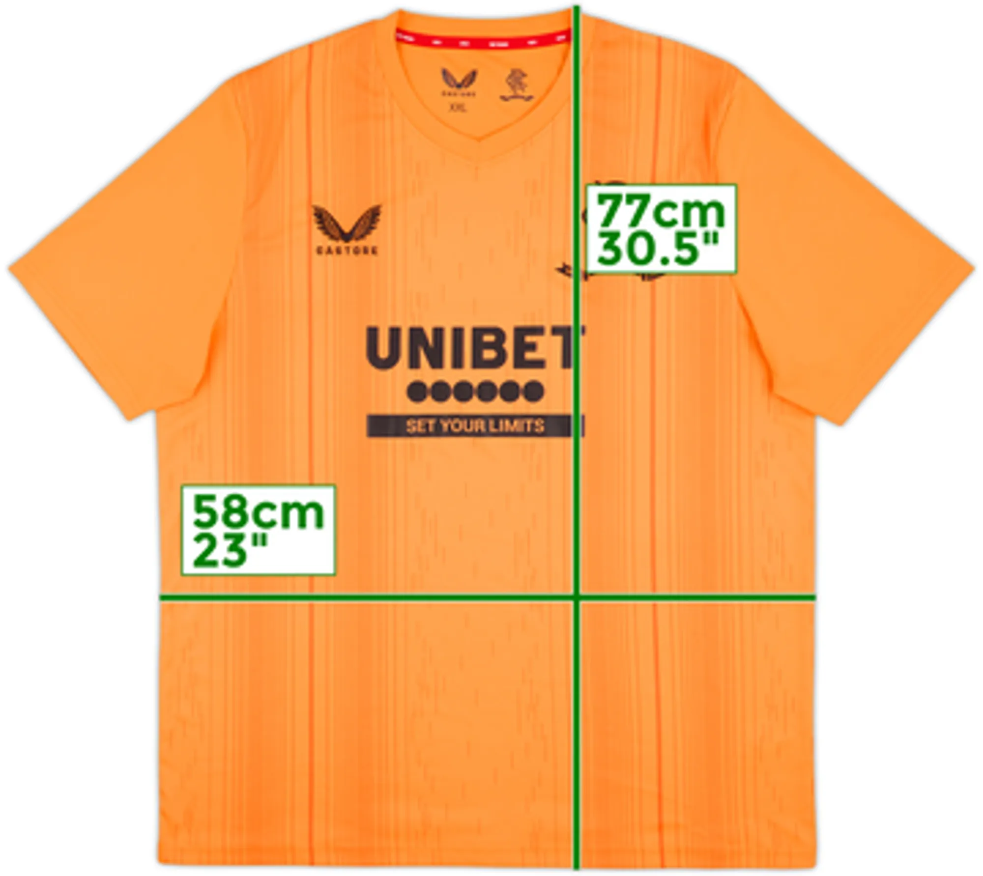 Castore Rangers Mens SS Pre-Match Home Shirt 2021/22