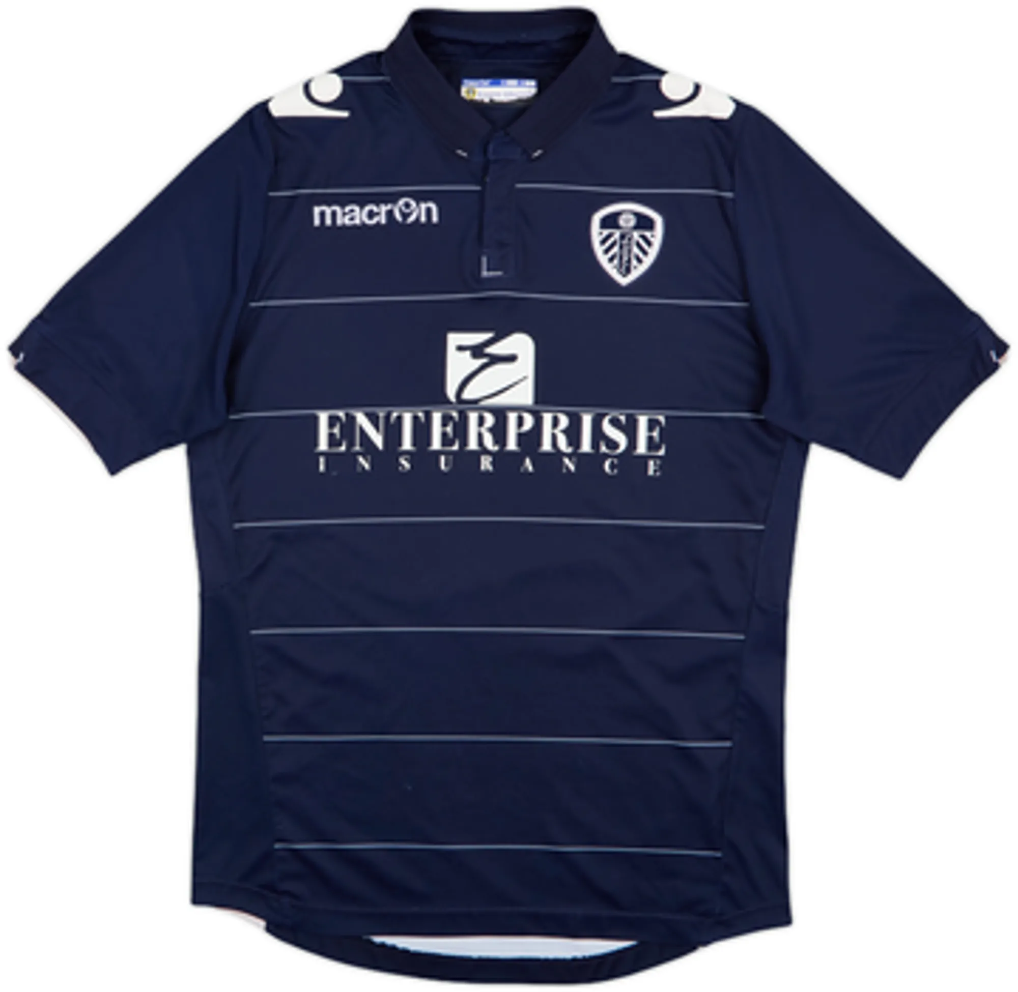 Macron Leeds United Mens SS Away Shirt 2014/15