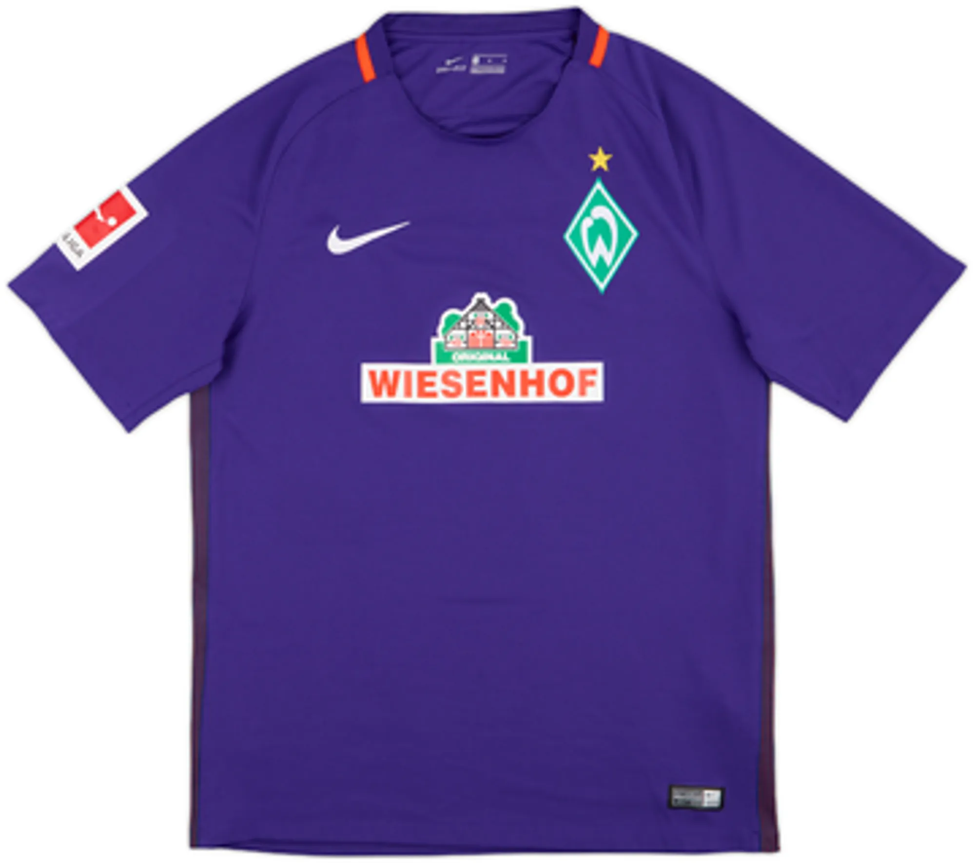Nike Werder Bremen Mens SS Away Shirt 2016/17
