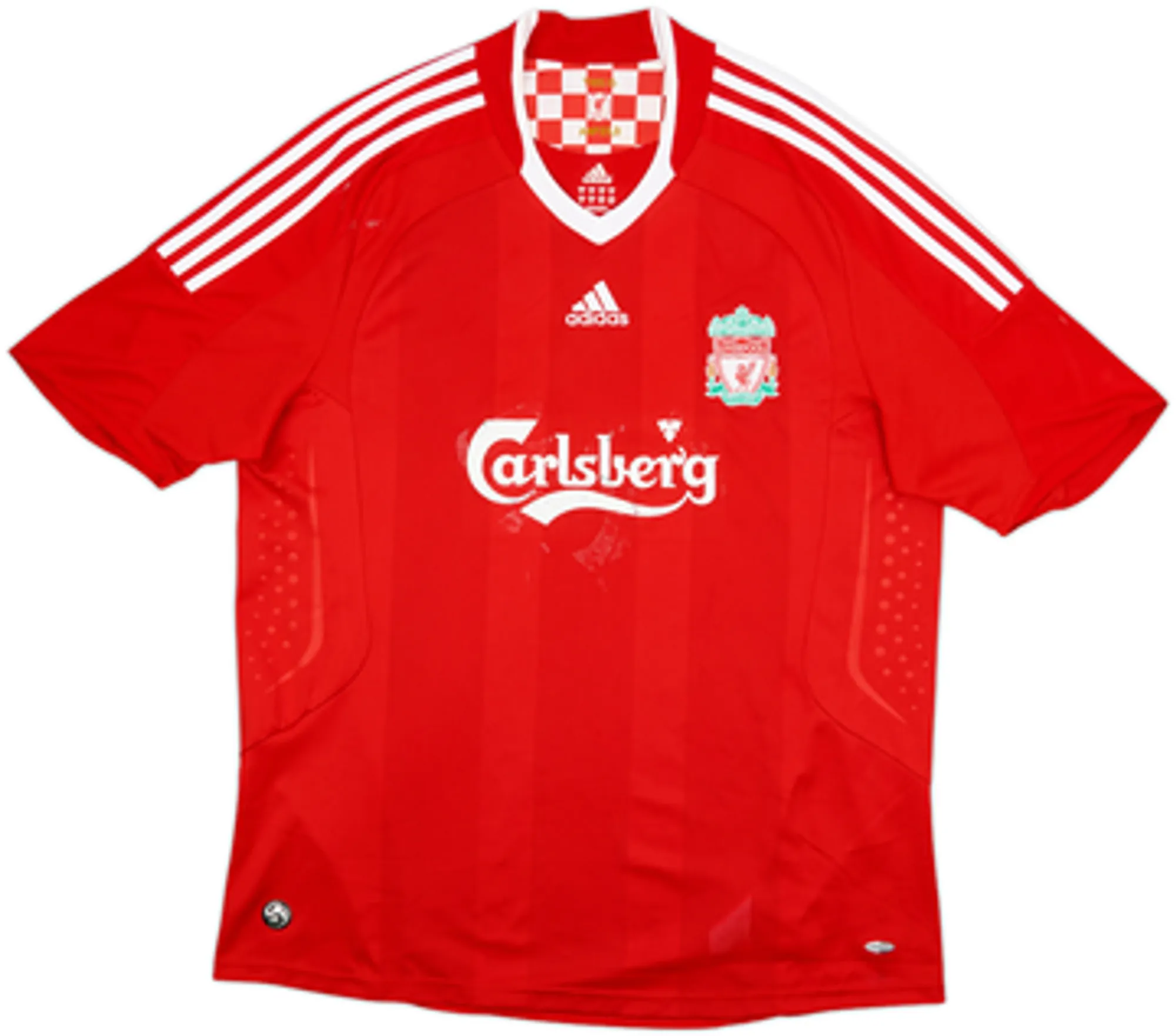 adidas Liverpool Mens SS Home Shirt 2008/10