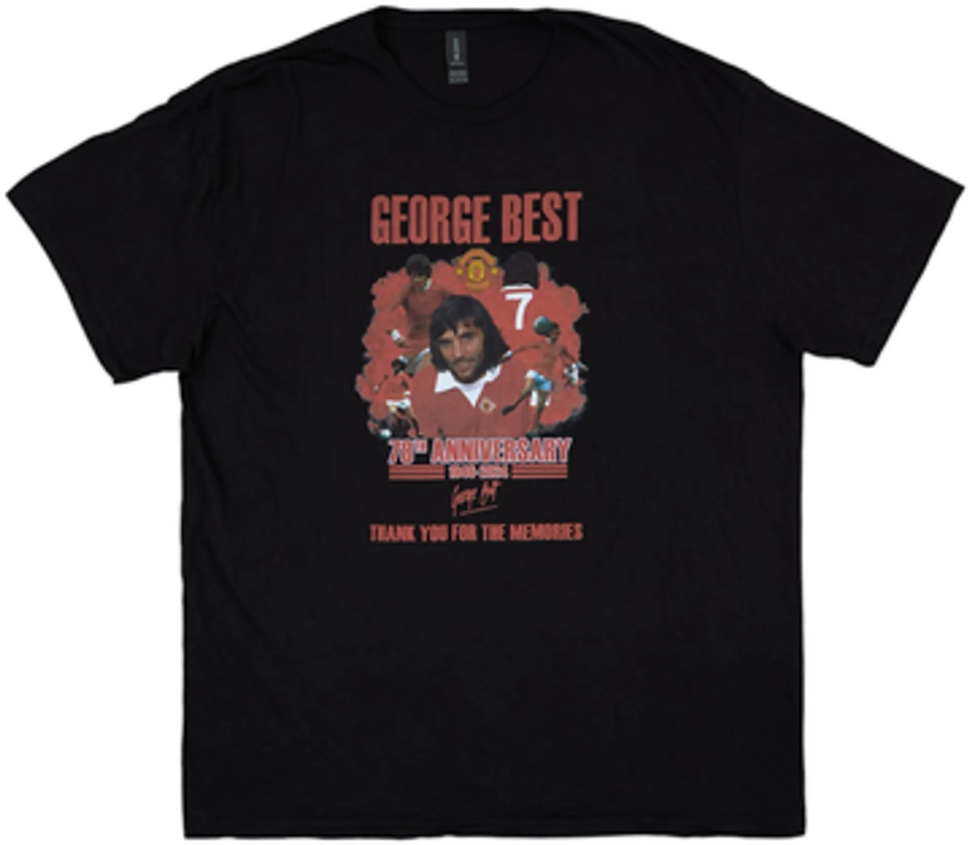 2024 Manchester United 'George Best 78th Anniversary' Graphic Tee - 8/10 - (XXL)
